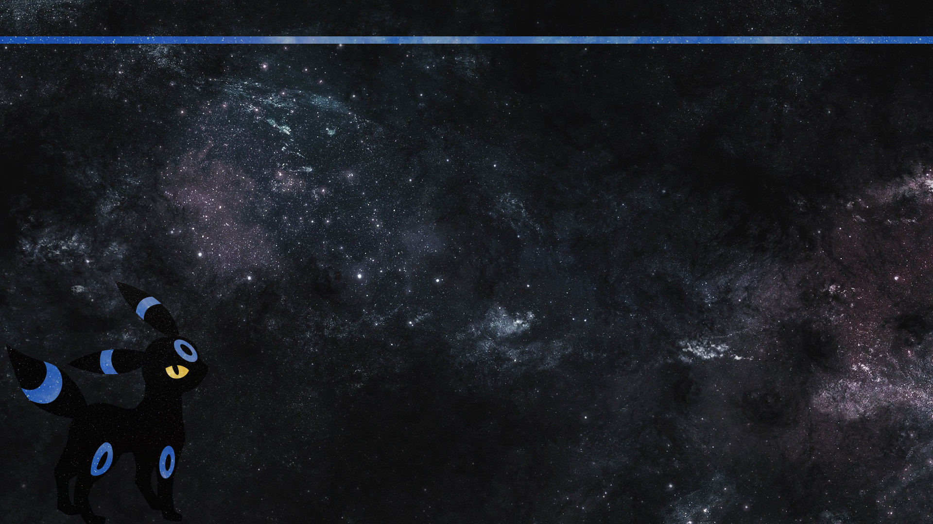 Shiny Umbreon – Nebula Wallpaper by DrBoxHead