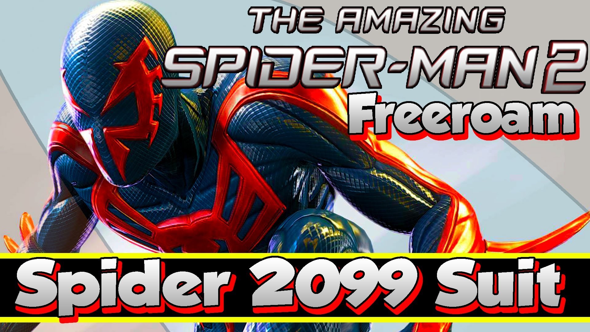 The Amazing Spider Man 2 Spider Man 2099 Costume Skin Suit Unlockable w / Side Missions Freeroam – YouTube