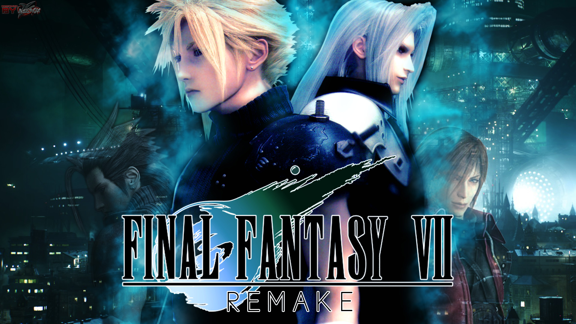 … CLOUD AND SEPHIROTH (FFVII REMAKE) by Azer0xHD
