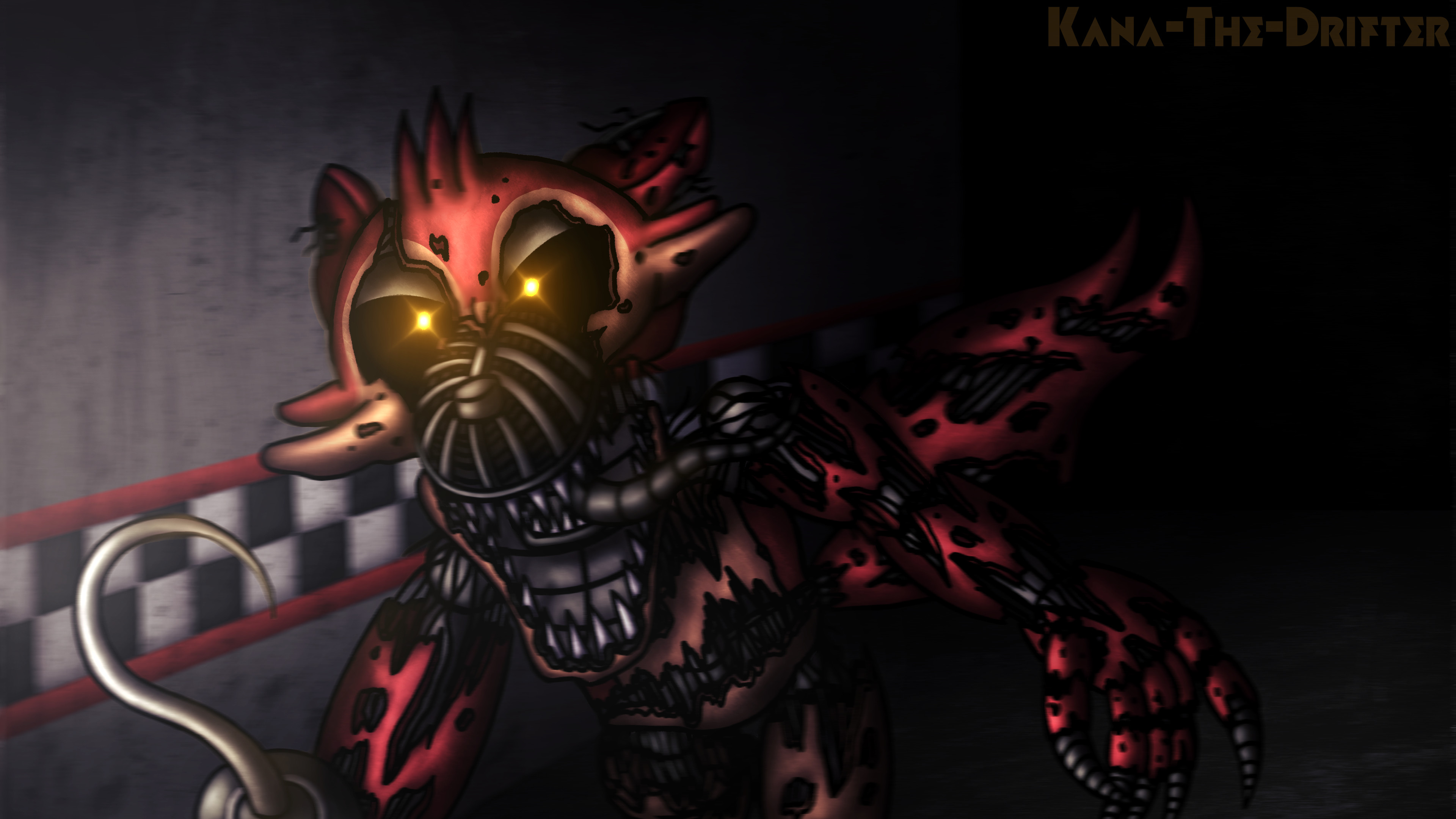 Dont Even Try To Escape 4K FnaF Wallpaper by Kana The