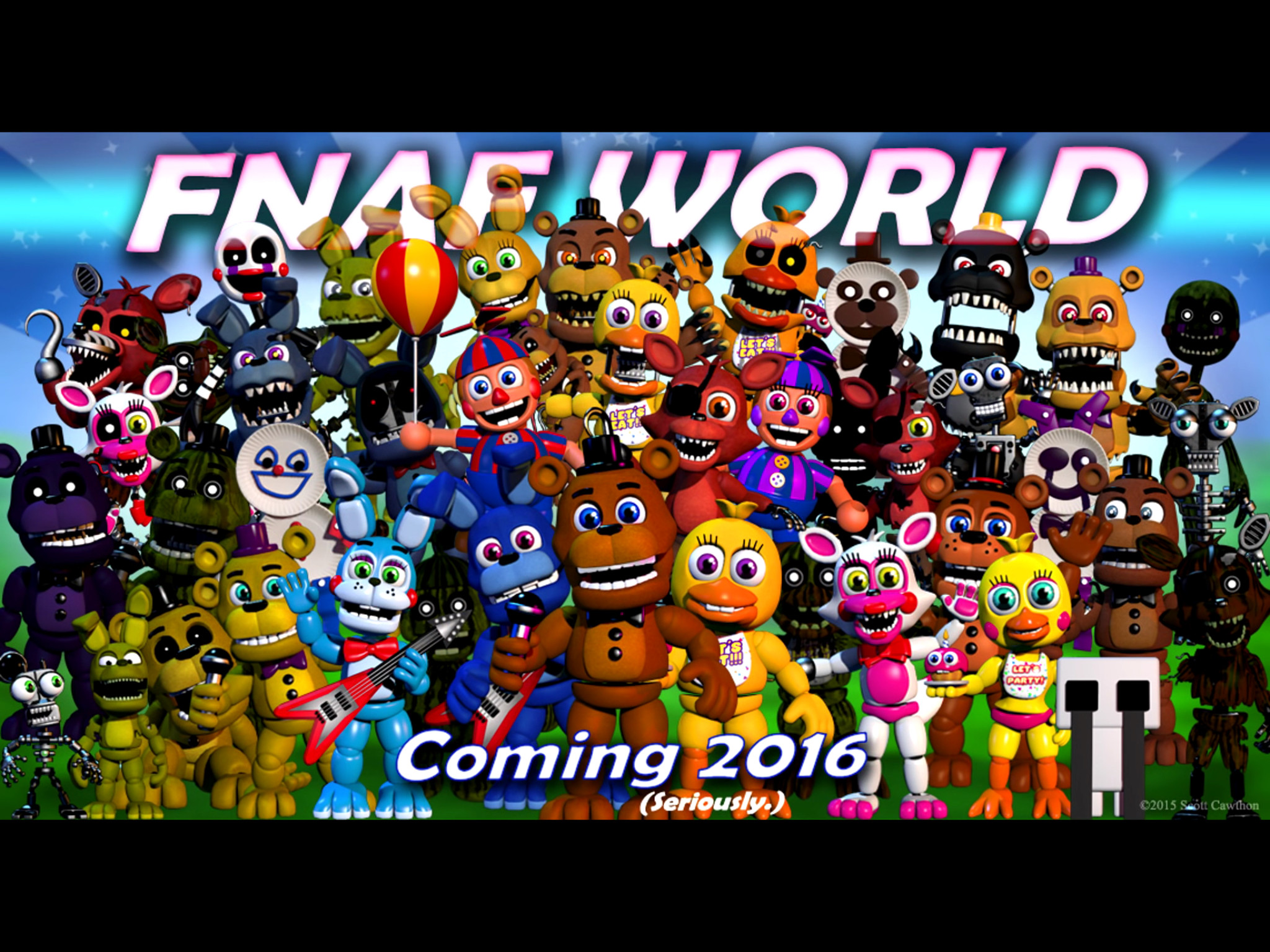 FNAF World characters theme songs
