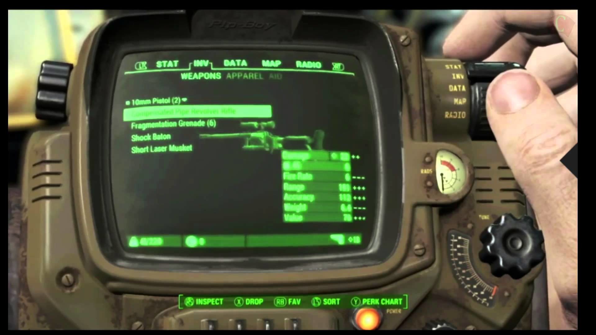 Fallout 4 Pip Boy Gameplay Walkthrough Part 3 E3 2015 Gameplay Watch