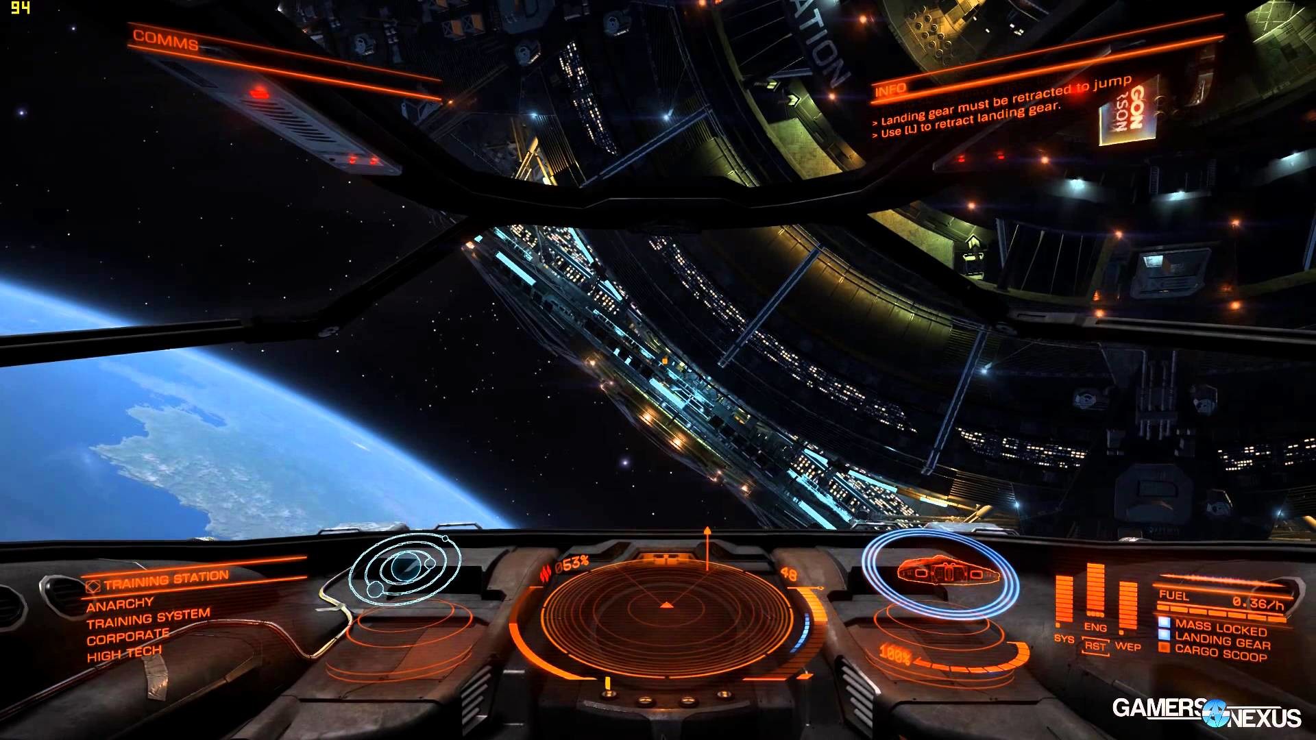 Elite Dangerous 1080 4K GPU Benchmark FPS