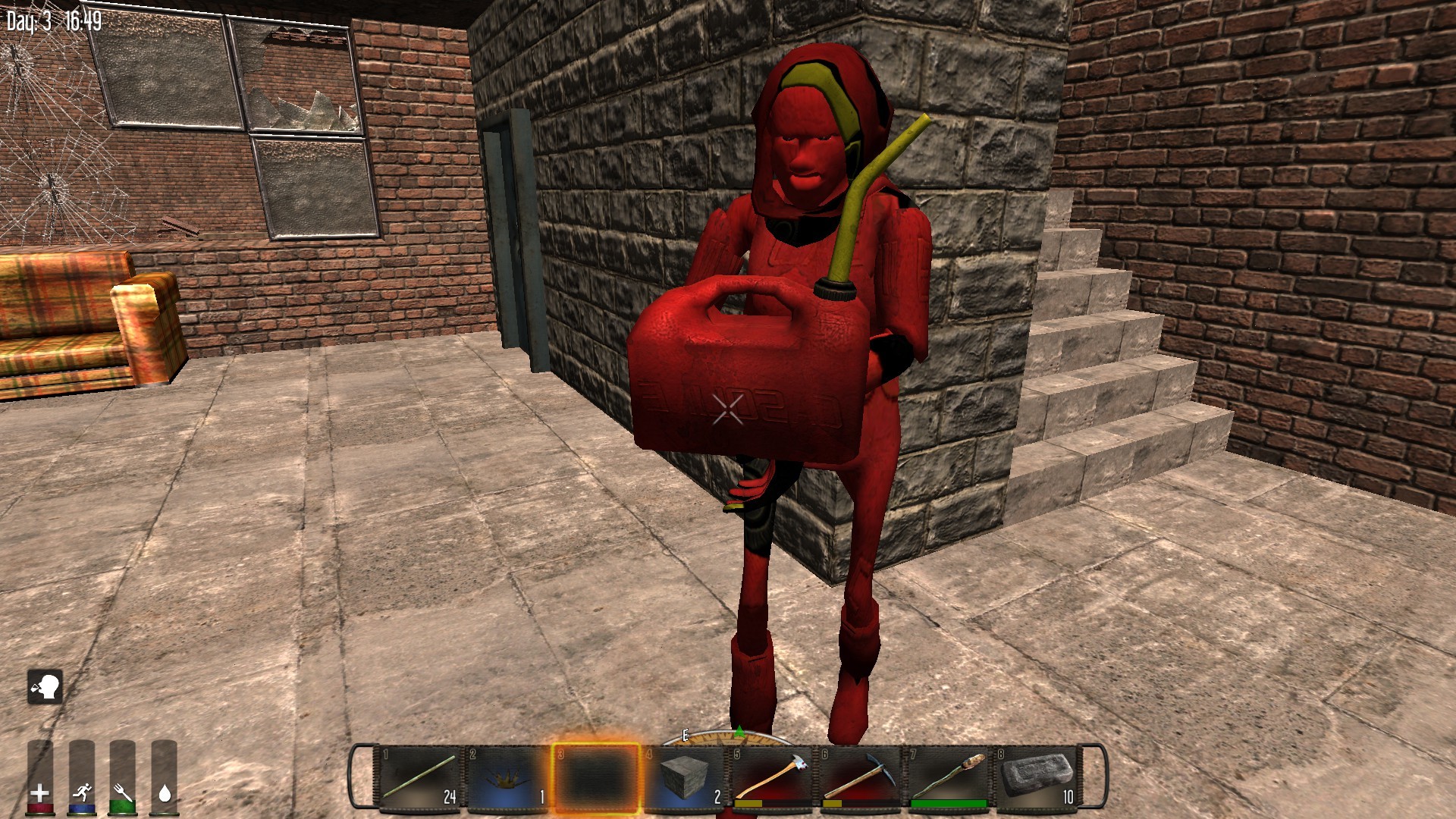 7 Days to Die had a hilarious bug where after the screen was switched to  windowed mode and back, the character texture would change to whatever was  being …