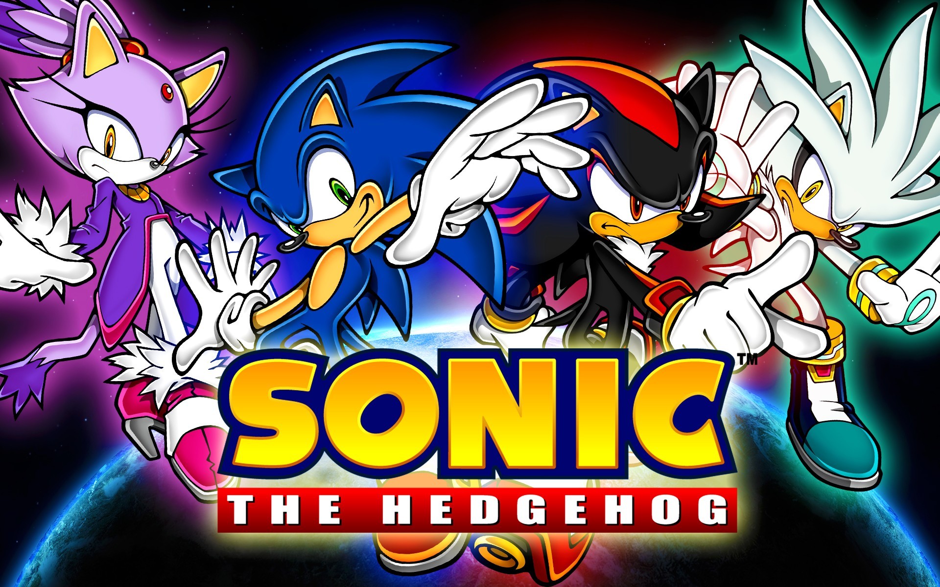 Video Game – Sonic the Hedgehog Blaze The Cat Shadow the Hedgehog Silver  the Hedgehog Wallpaper
