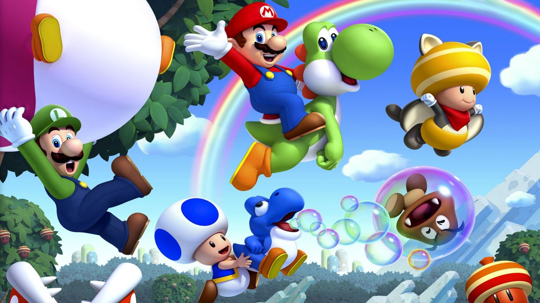 Download Wallpaper Super mario, Nintendo, Wii u, Mario