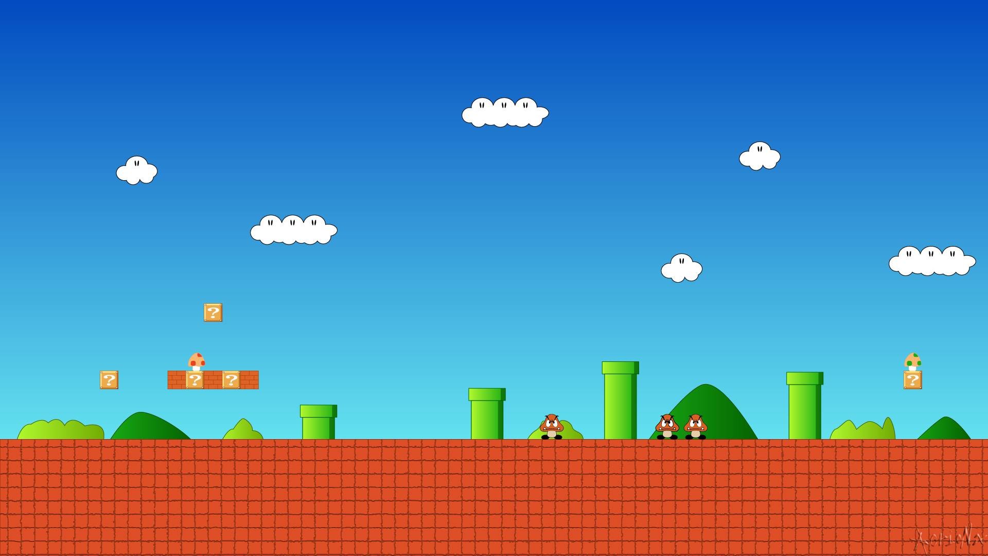 Images For > 8 Bit Mario Wallpaper