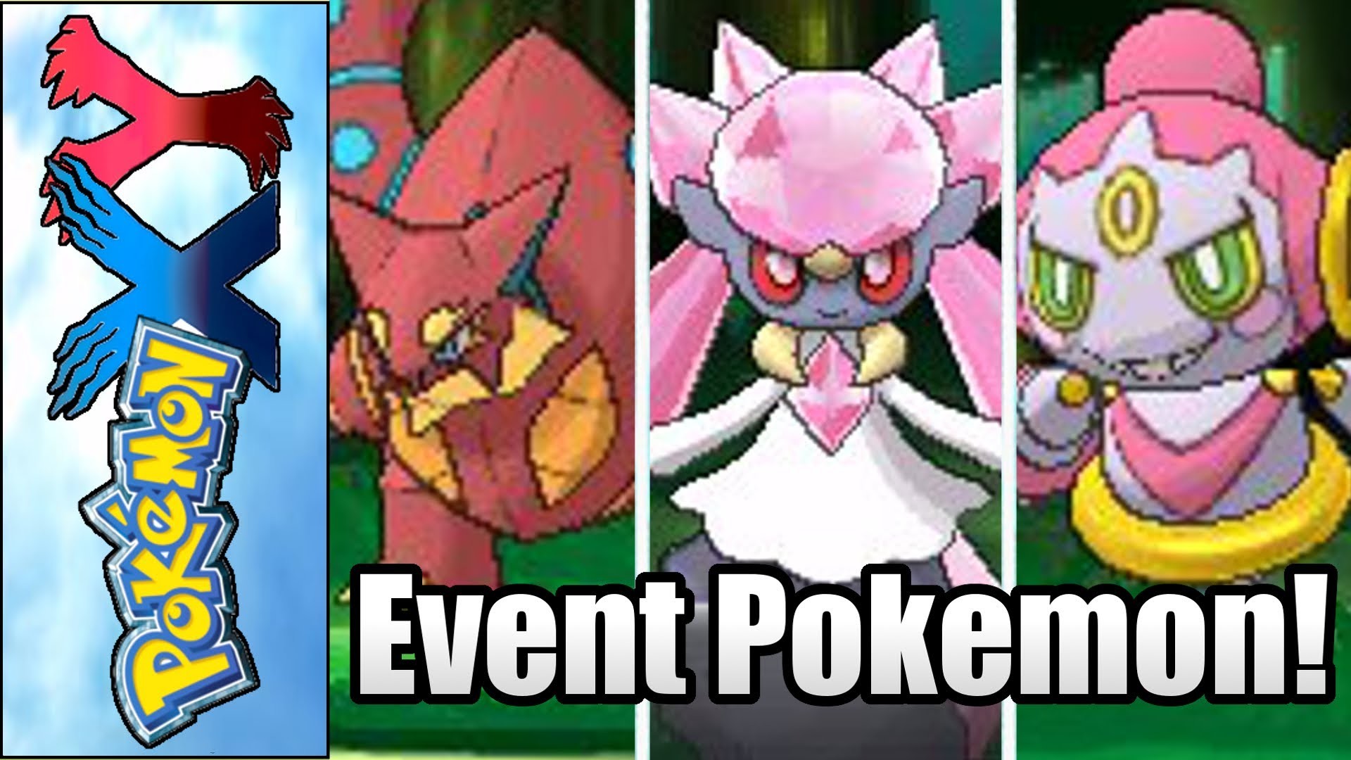 Pokemon X and Y – New Legendary Event Pokemon Diancie, Volcanion, Hoopa and Mega Latios and Latias – YouTube