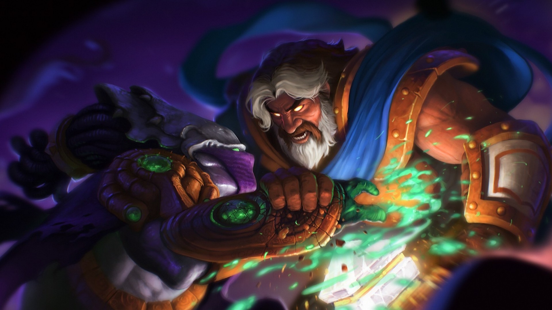 Preview wallpaper world of warcraft, heroes of the storm, zeratul, dark prelate 1920×1080