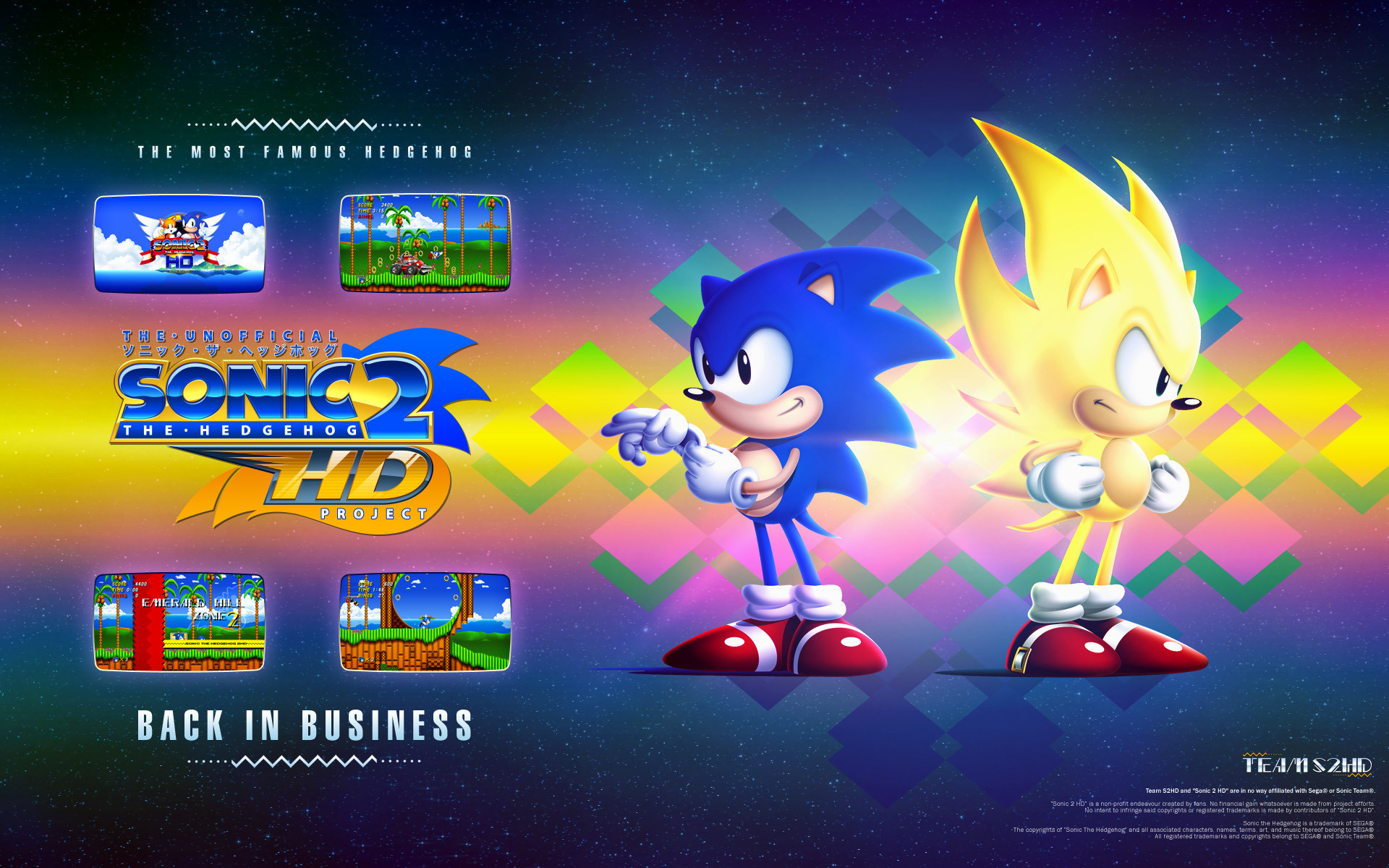 Sonic 2 hd wallpaper 3 by sonicx2011 fan art wallpaper games 2012 2015