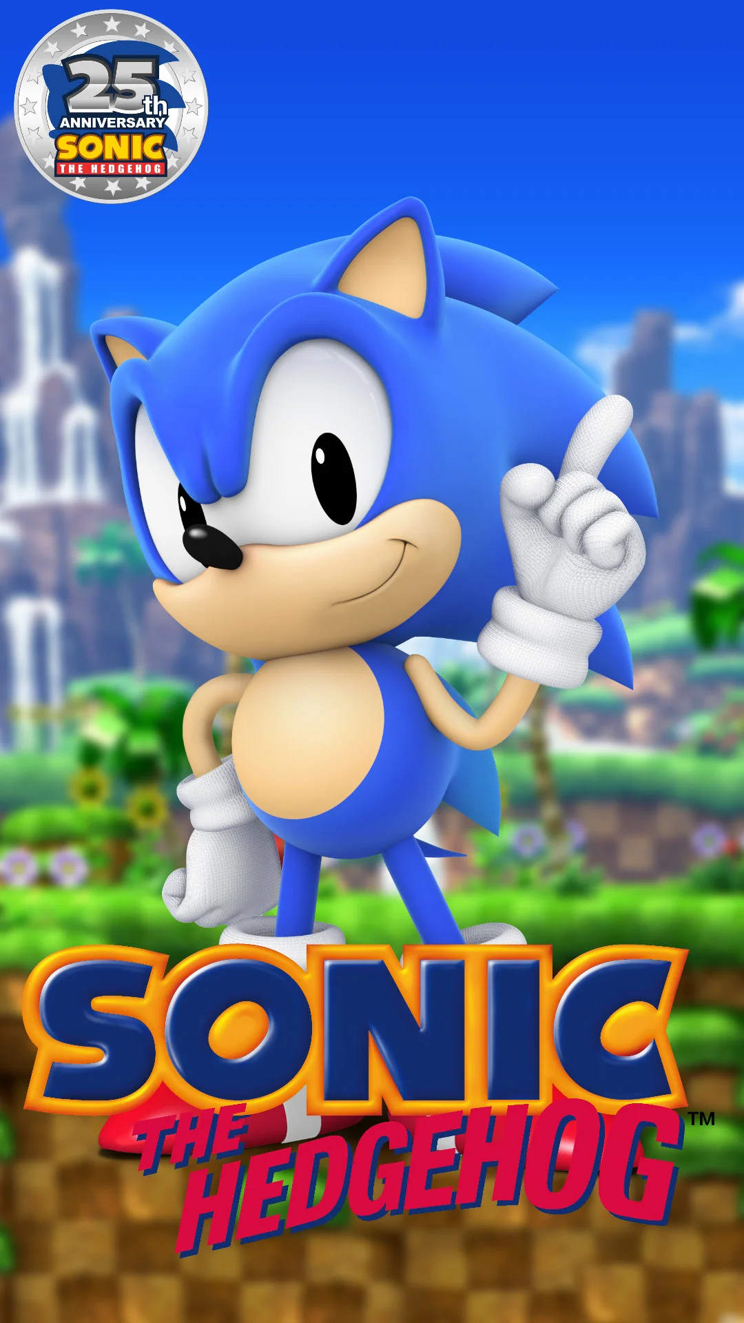 Made an iPhone wallpaper out of the new Sonic Frontiers artwork on Sonic  Channel  rSonicTheHedgehog