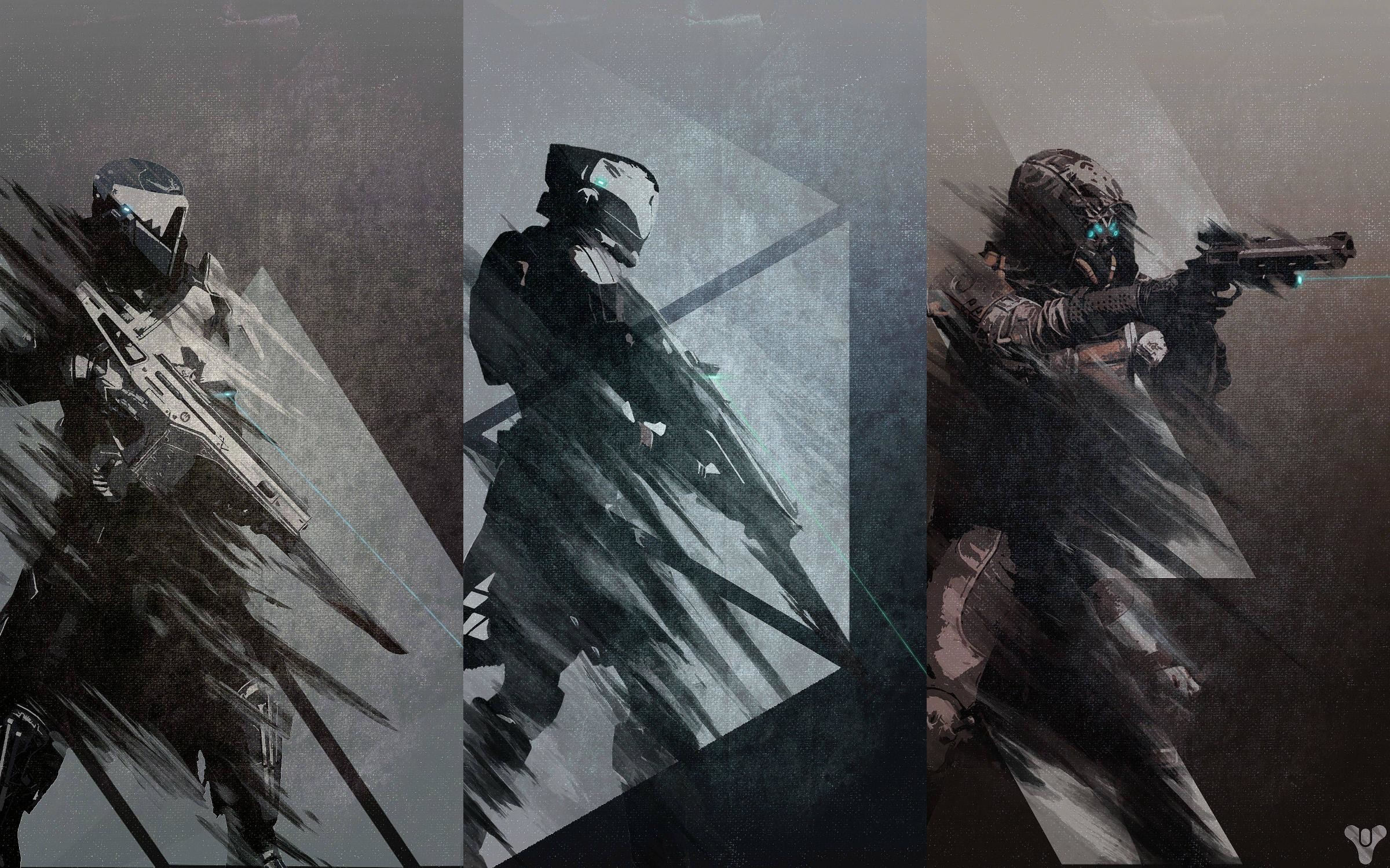 Hunter Destiny Wallpaper Trio of destiny posters – hunter, warlock