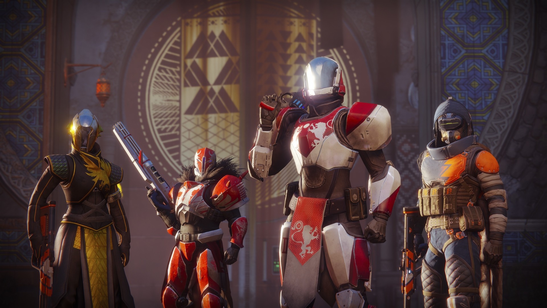 Nice Destiny 2 Guardians Titan Warlock and Hunter wallpaper