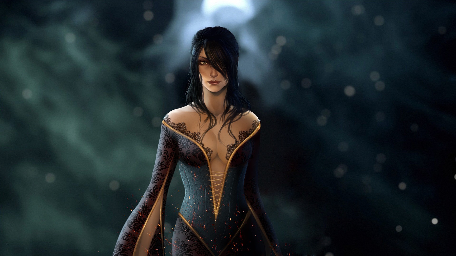 Wallpaper dragon age: inquisition, morrigan, witch, mage wallpapers .
