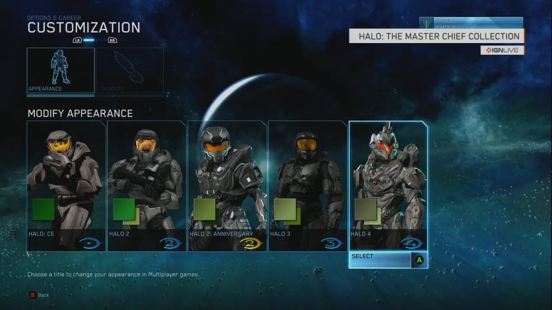 Halo Master Chief Collection Armor Customization