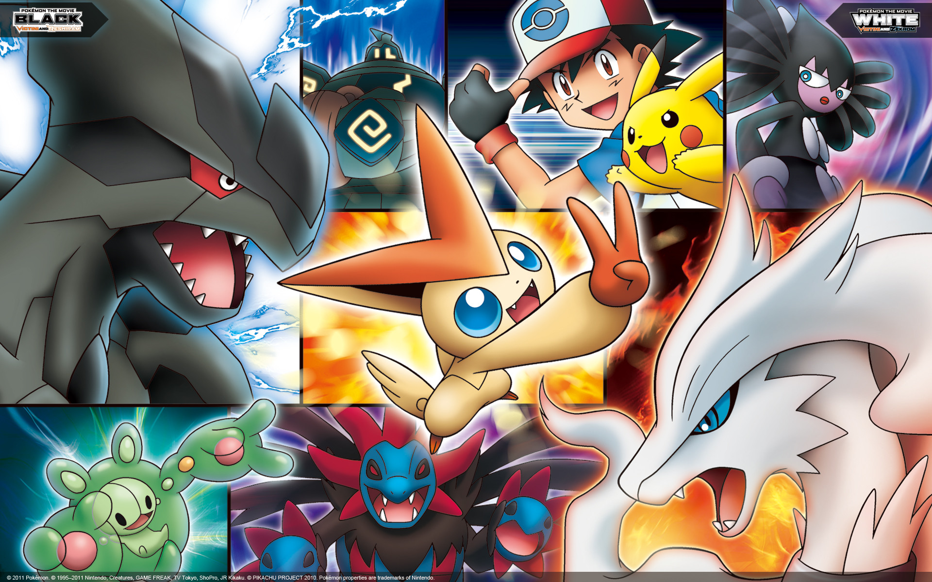 Pokmon the Movie Collage Wallpaper