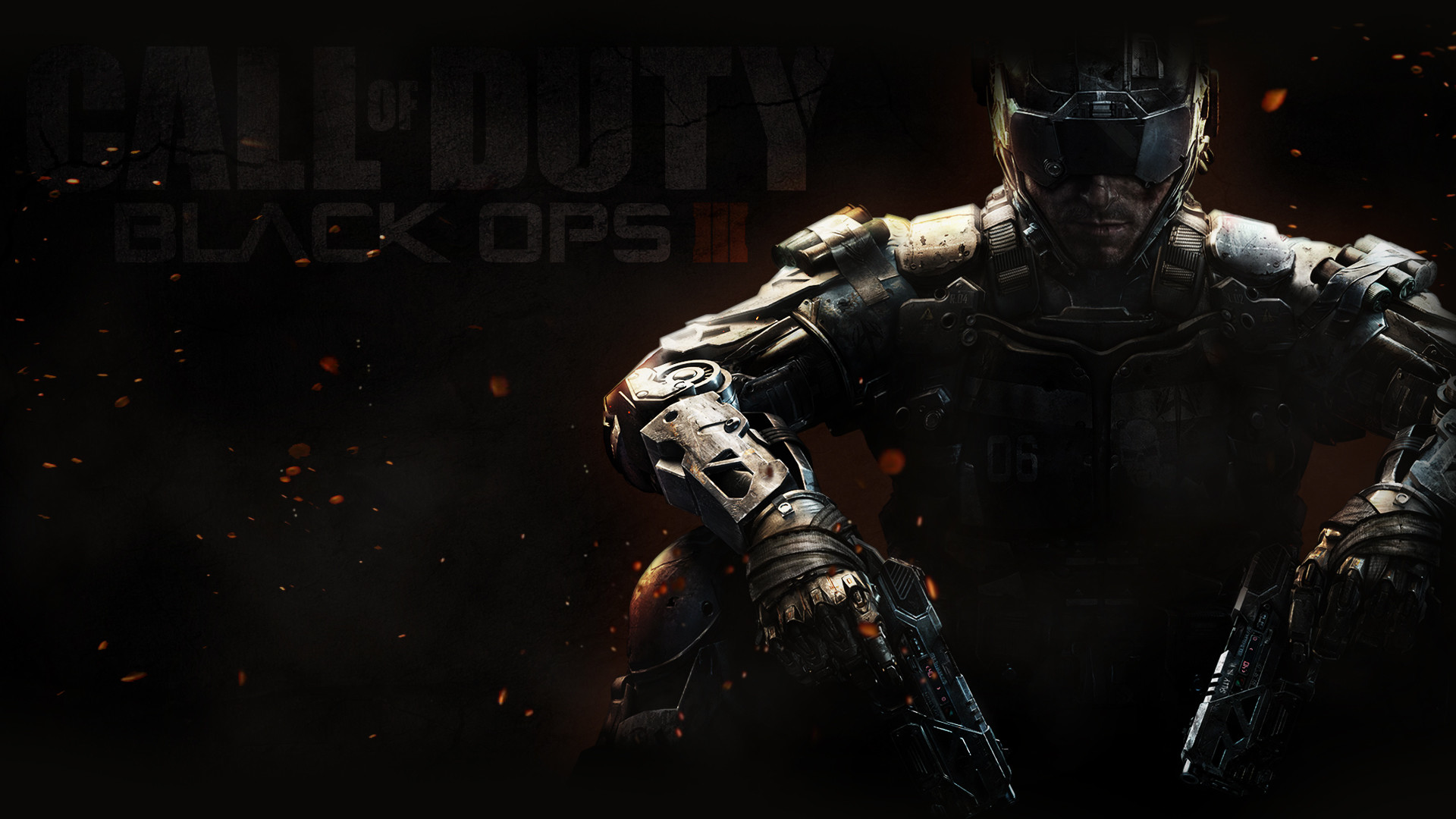 Preview wallpaper call of duty, black ops 3, weapons, equipment 1920×1080