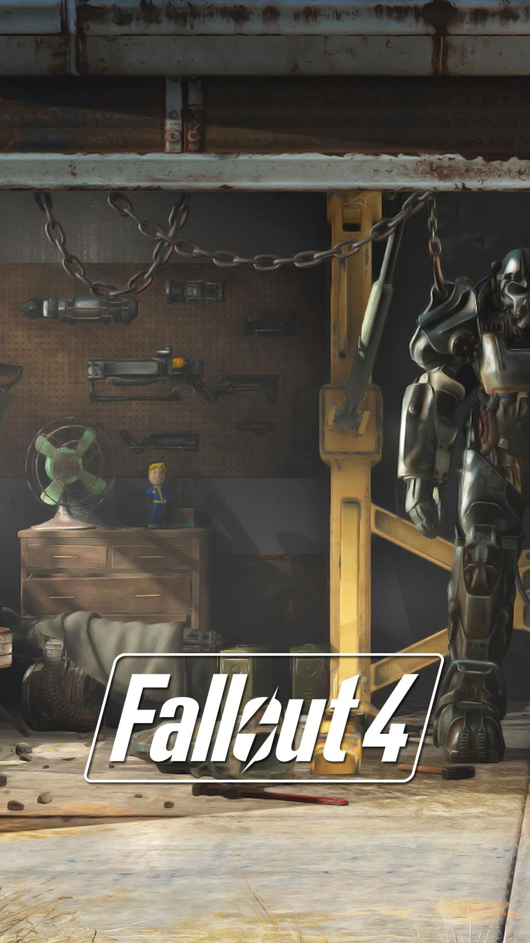 I made some Fallout 4 lock screen wallpapers from E3 stills [1080p] : gaming