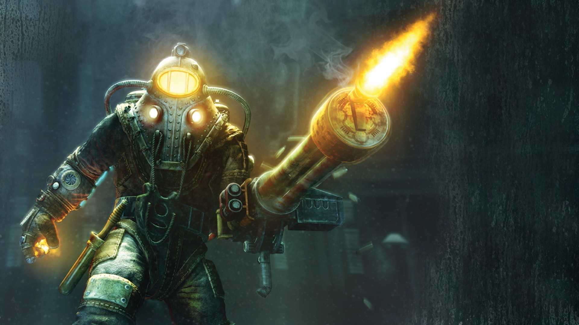 BioShock 2, Video Games, Big Daddy, Rapture, Sea