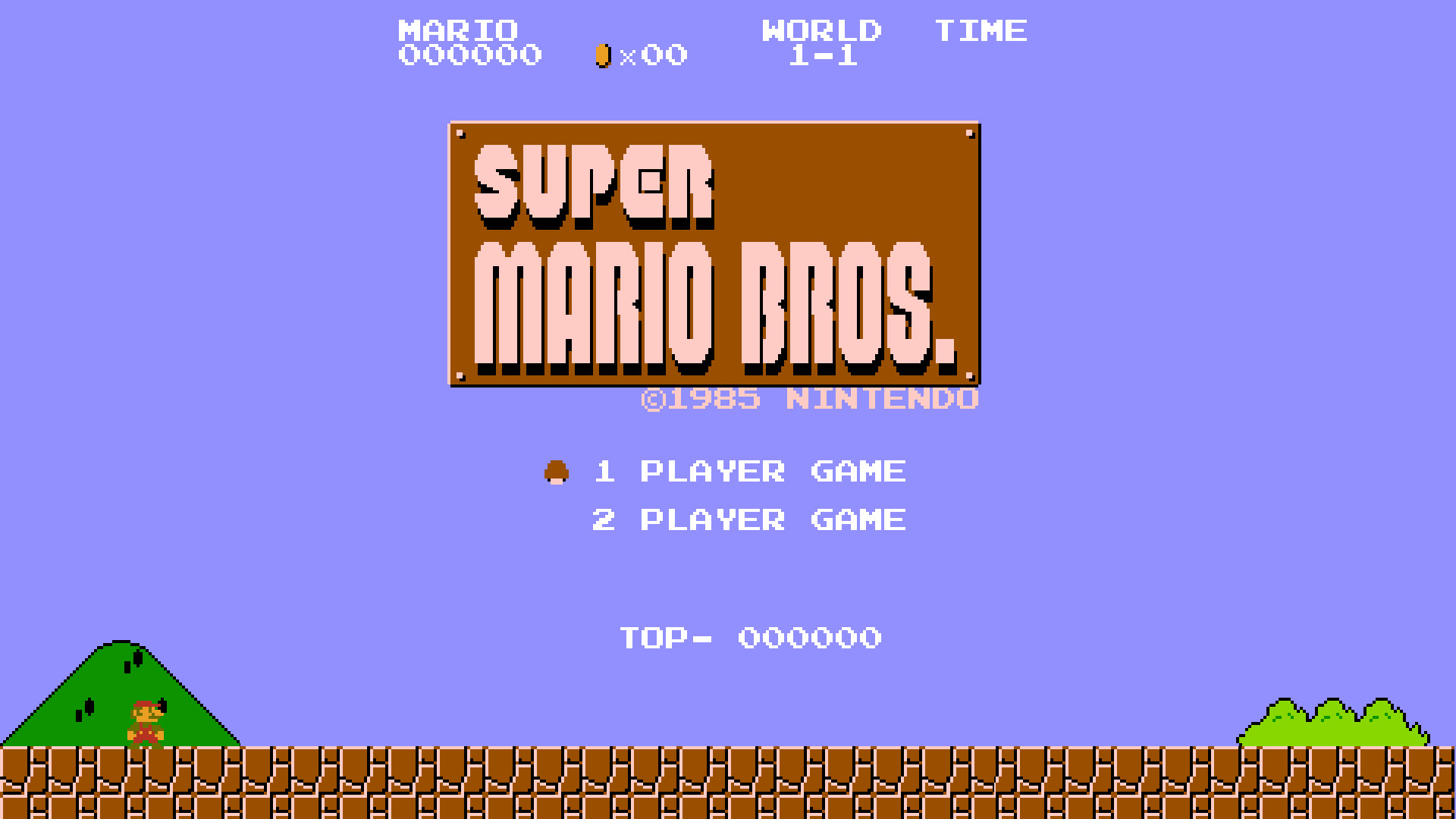 Super mario bros 1. Братья Марио игра 1983. Супер Марио игра Денди. Меню Марио игра. Главное меню Марио.