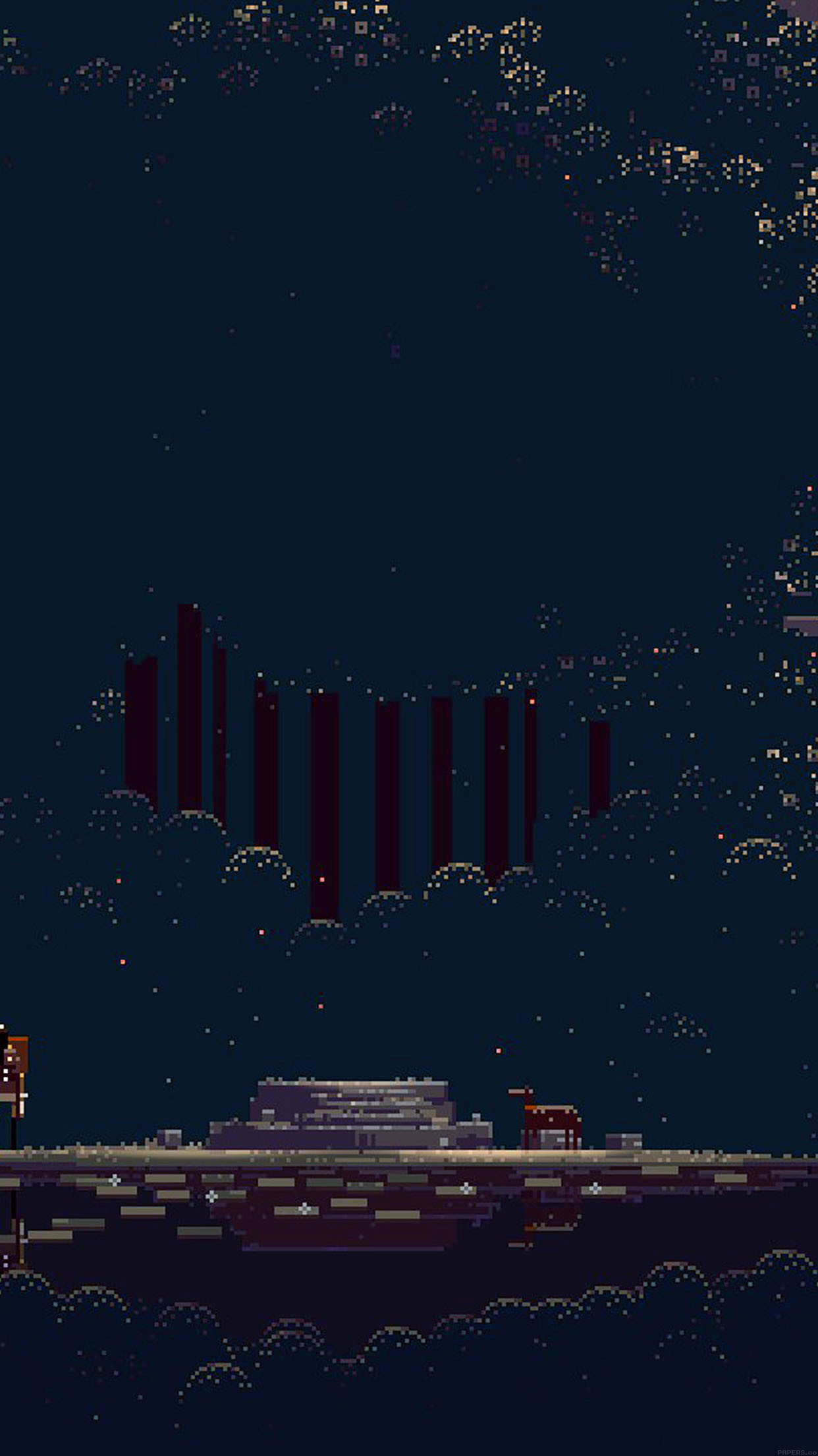 Wallpaper pixelated universe game 34 iphone6 plus wallpaper