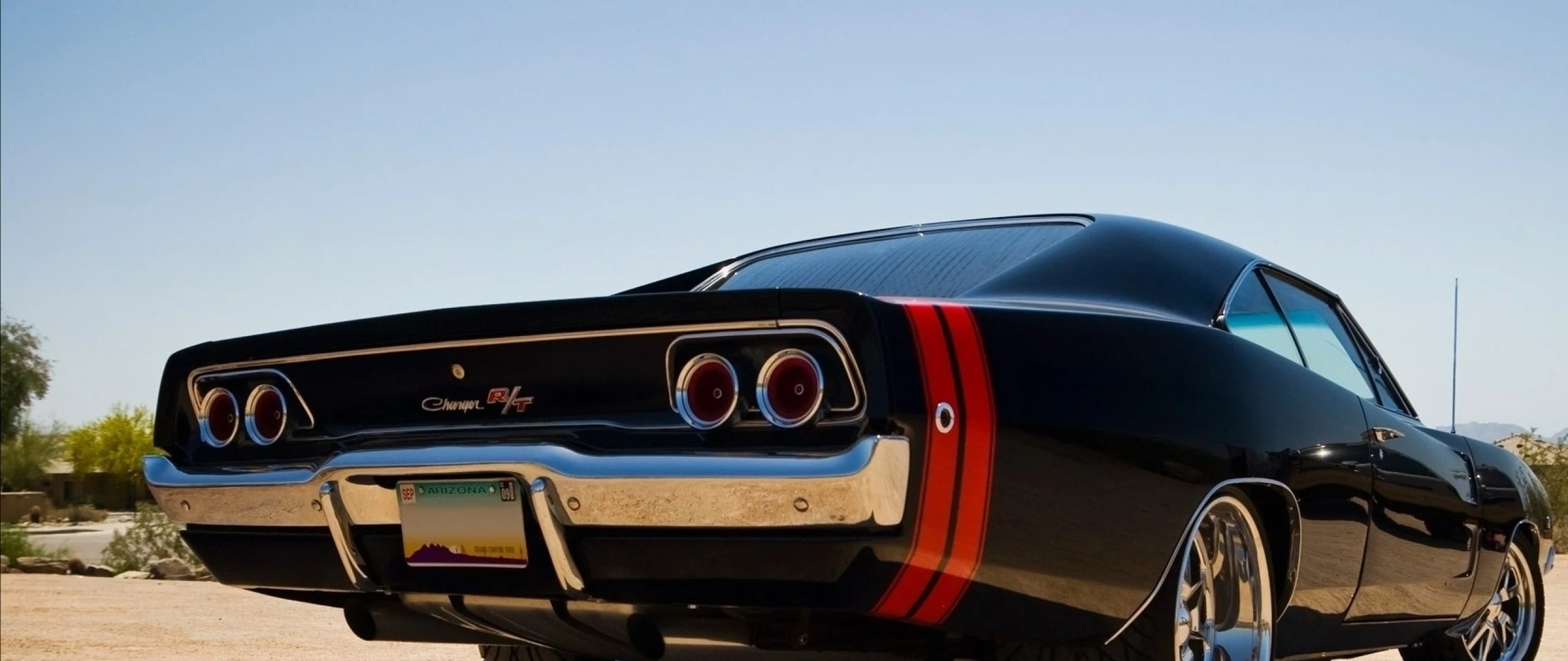 Preview wallpaper muscle cars, dodge, dodge charger, car, stylish 2560×1080