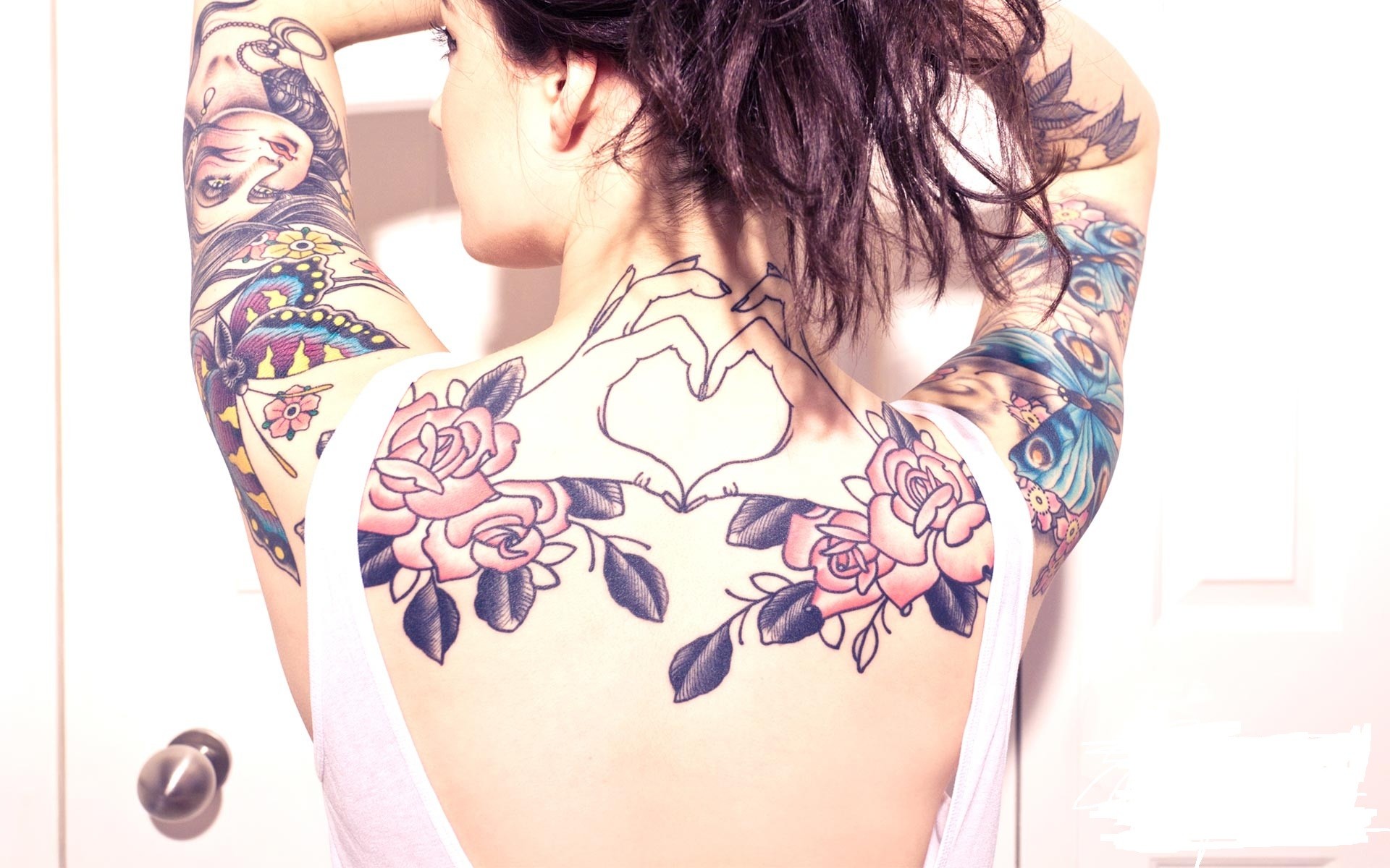 Arm Design Tattoo Girl Wallpaper HD Skilal #67234 | Tattoos | Pinterest | Tattoo  girl wallpaper, Tattoo and Design tattoos