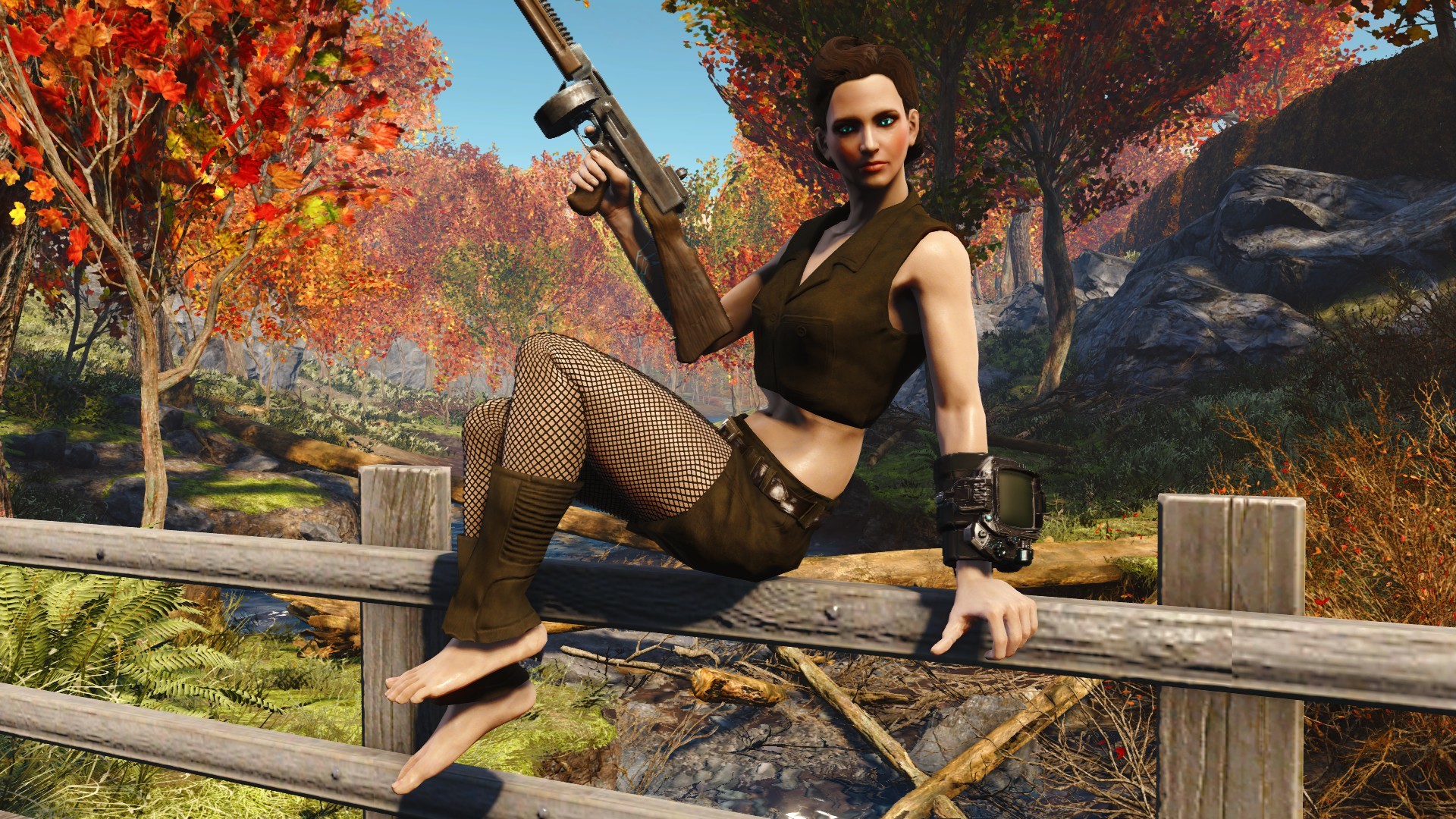 Military Pin Up Outfit Pack EVB CBBE AWKCR AE at Fallout 4 Nexus – Mods and community