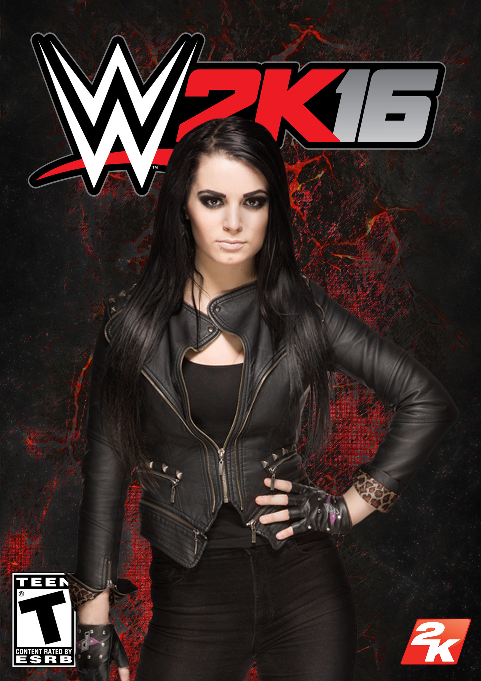 WWE 2K16 Custom Cover Paige by MilanRKO