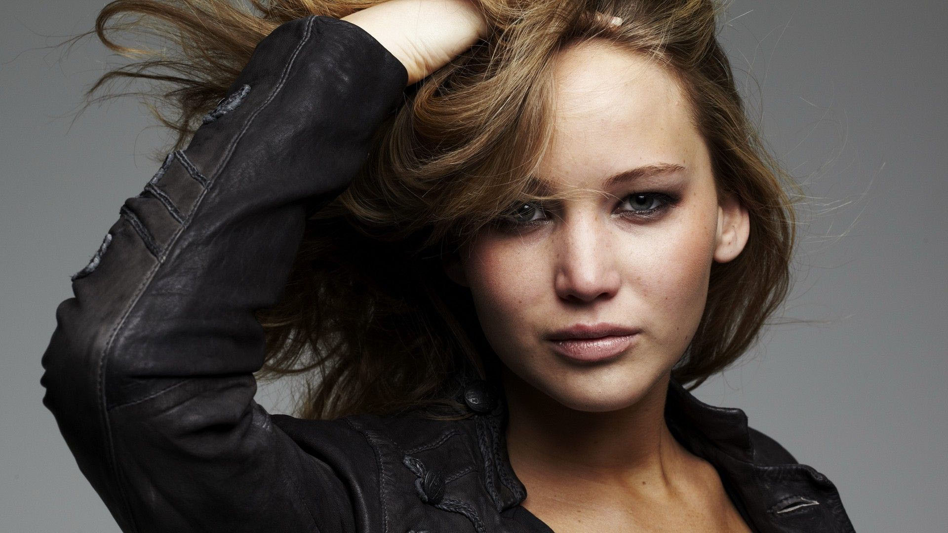 Jennifer Lawrence Sexy Face Photoshoot wallpaper