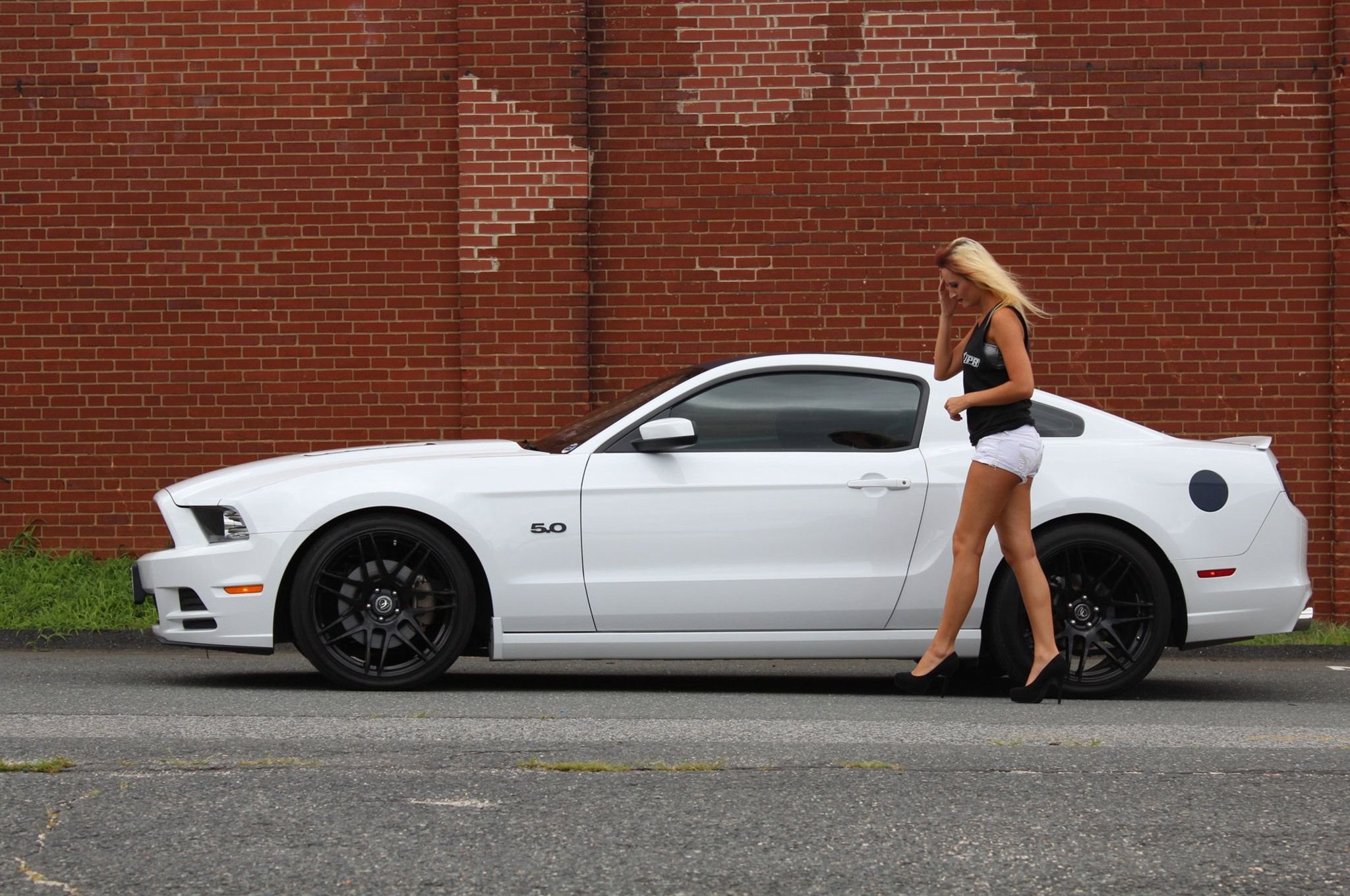 2015 Ford Mustang Supercar Superstreet Ashley Arrington Babe Girl Blondie USA 07 wallpaper 795713 WallpaperUP