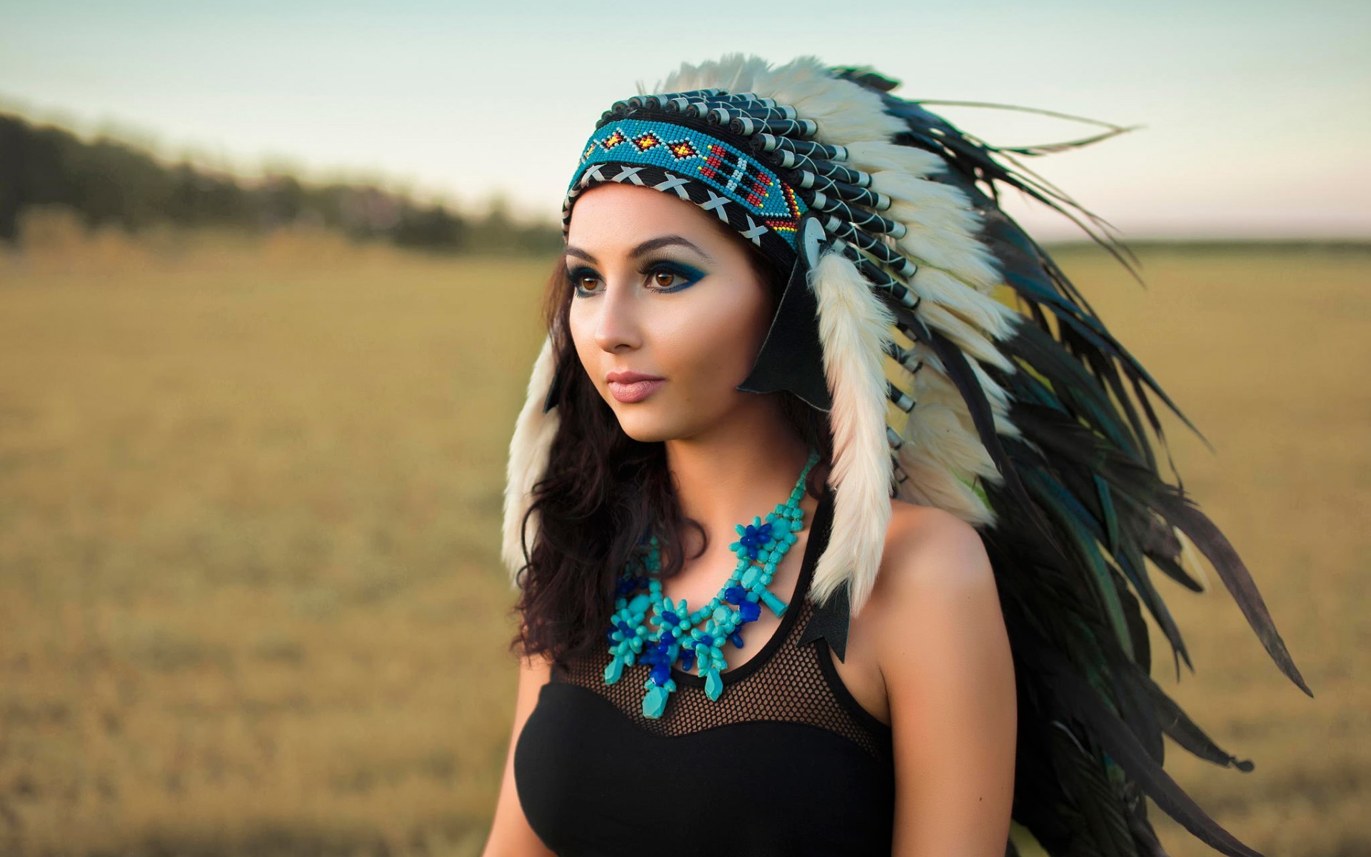 Native Headdress Girl Wallpapers For Desktop Native Headdress Girl Wallpapers Free Download