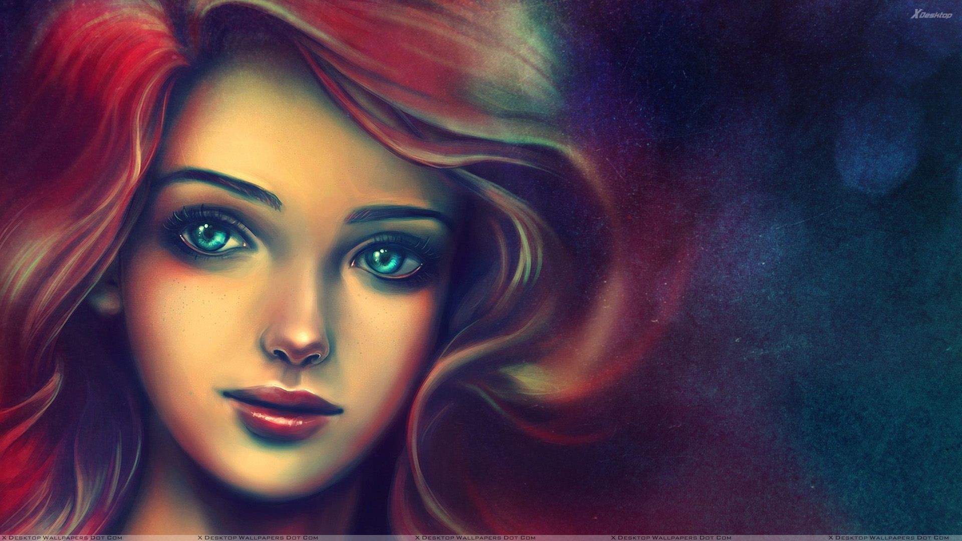 Wallpapers Sketch Beautiful Face Closeup Of A Girl