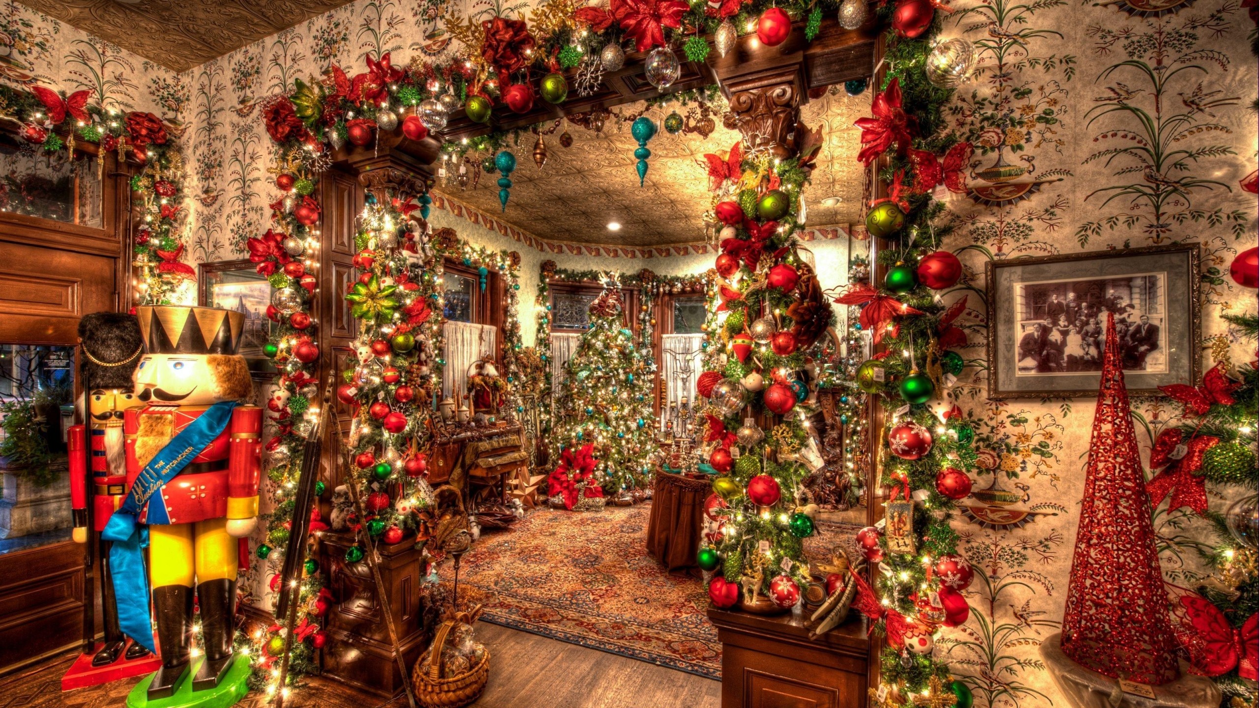 Wallpaper holiday, christmas, ornaments, toys, christmas tree