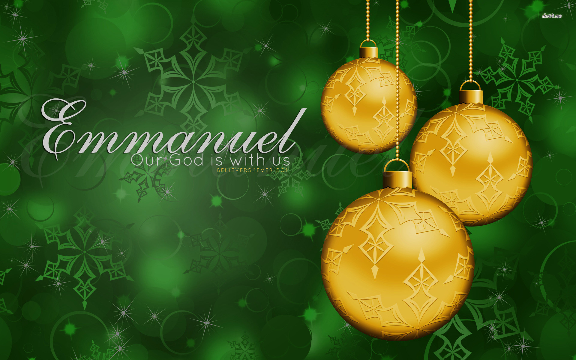Emmanuel Christian Christmas Desktop wallpaper