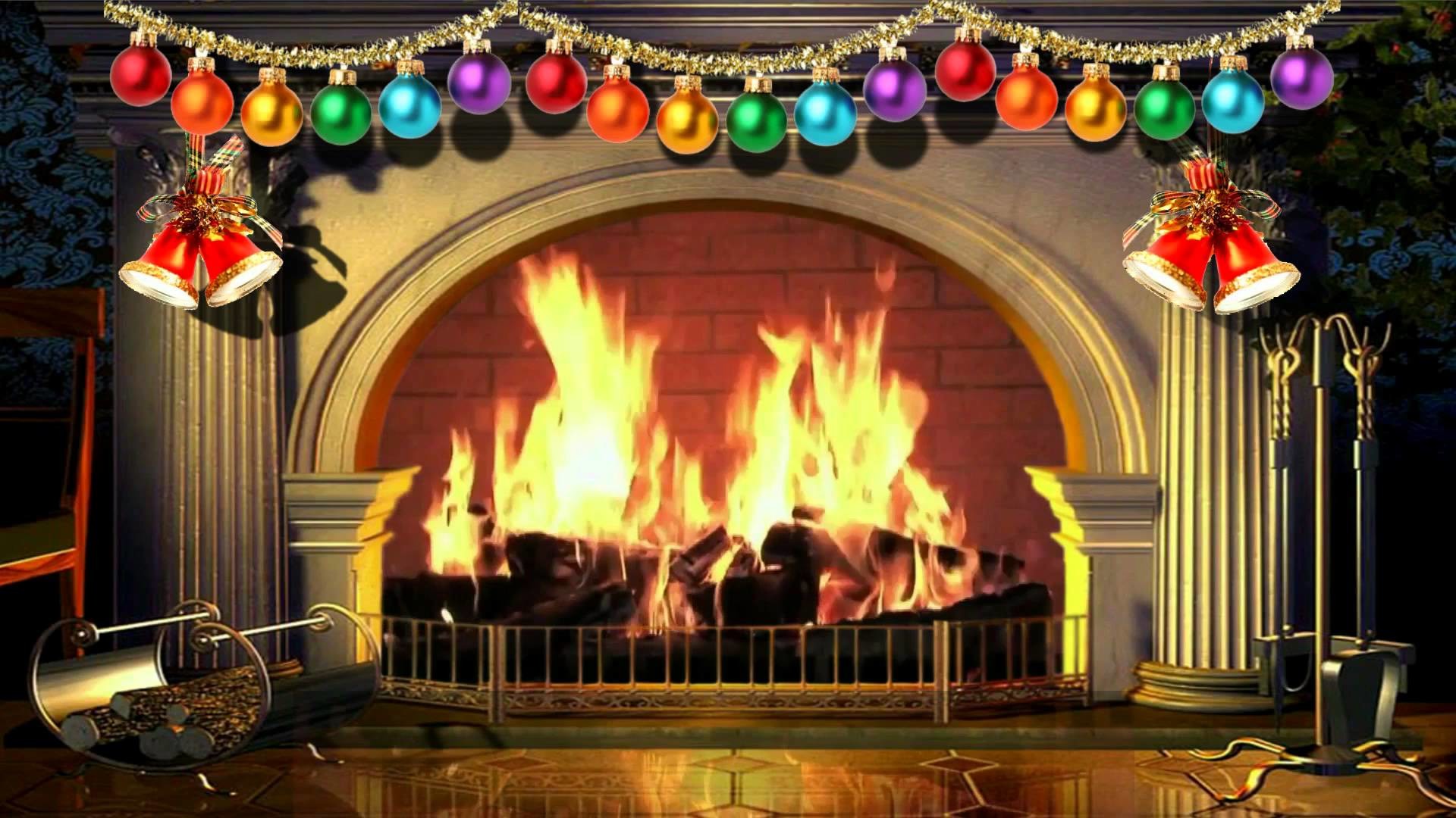 Christmas Fireplace Background – Viewing Gallery