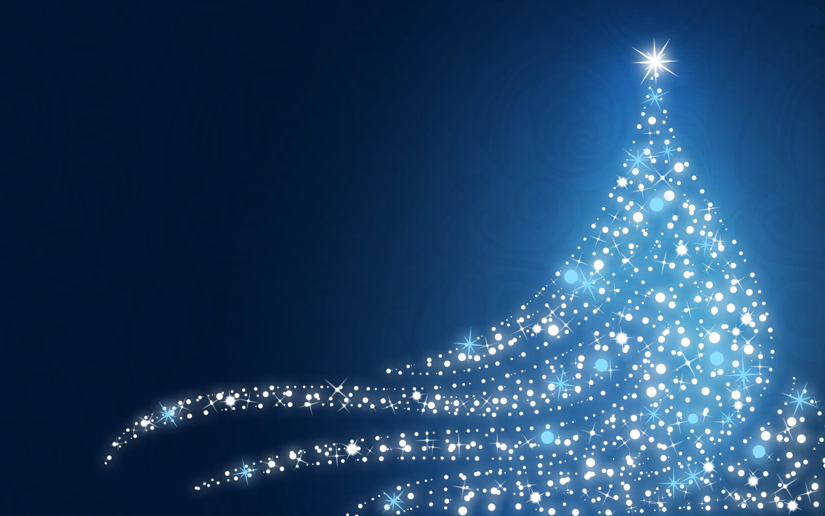 Download Free Blue Christmas Wallpaper.