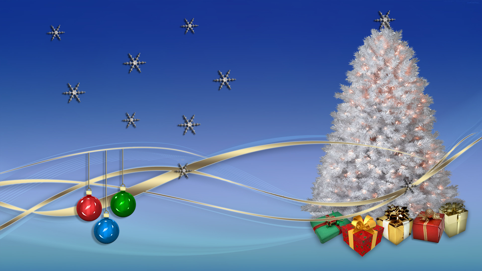 Animated christmas tree