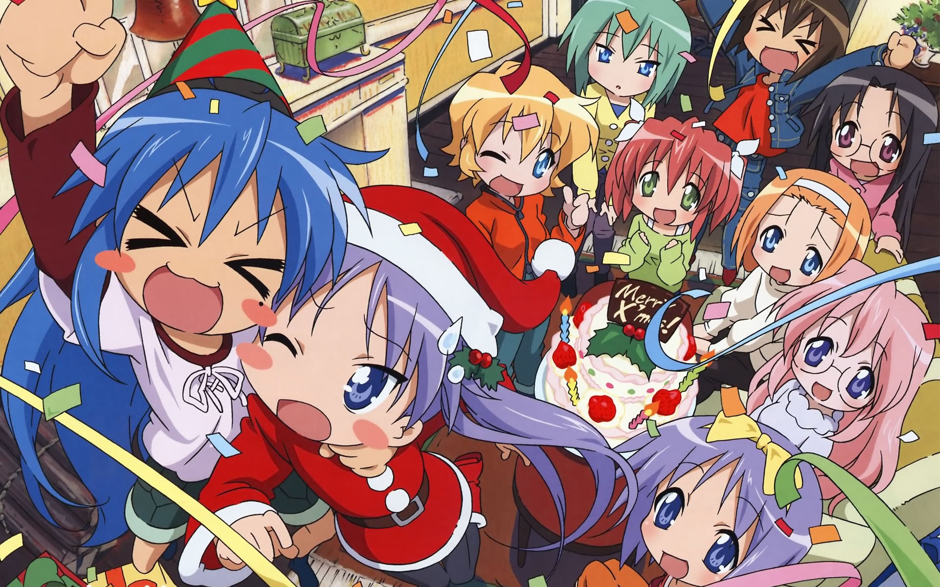 Anime Christmas wallpaper Anime Christmas Pinterest Christmas wallpaper, Anime and Wallpaper