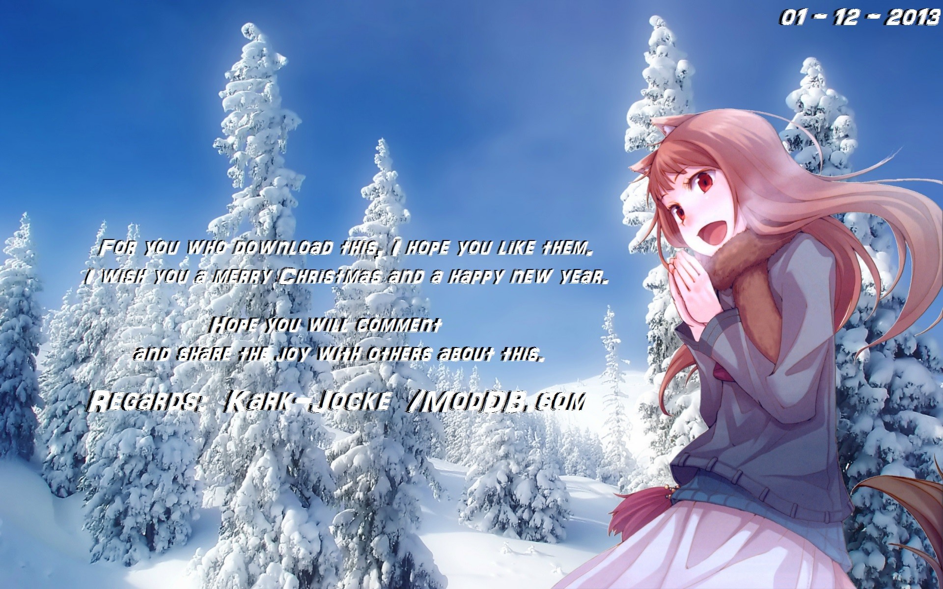 Old Anime Wallpapers Full HD – Christmas Time