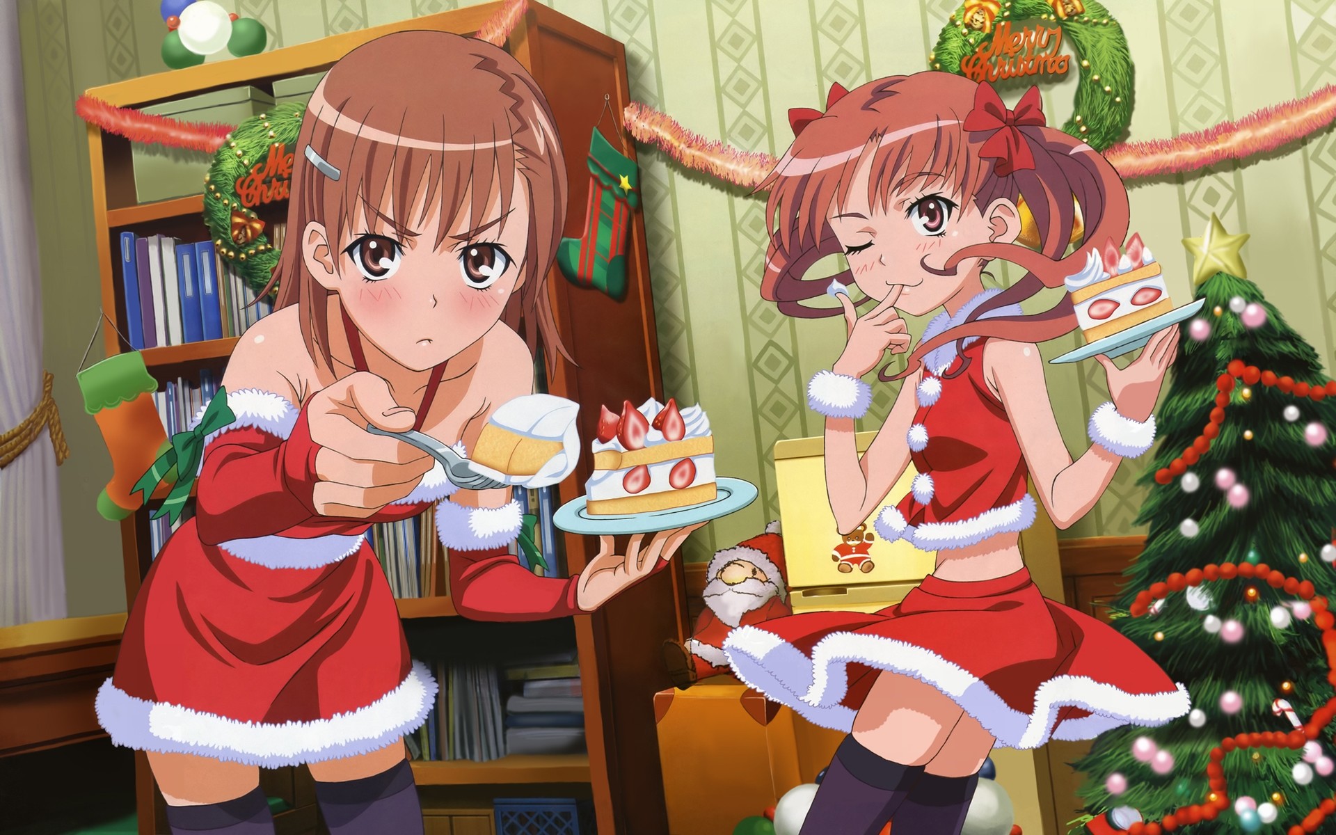 Anime – Christmas A Certain Magical Index Wallpaper