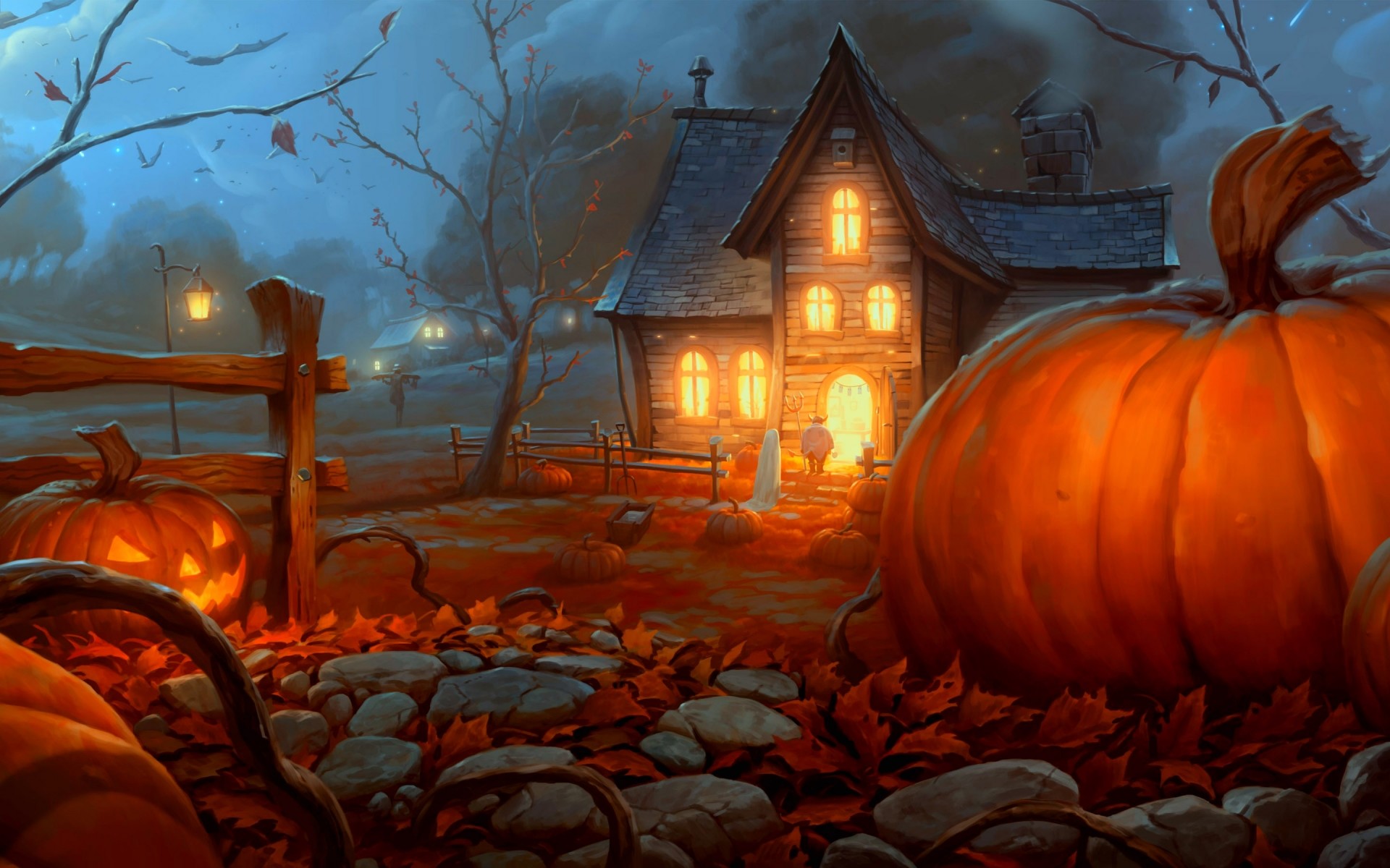 49 Animated Halloween Wallpapers with Music  WallpaperSafari