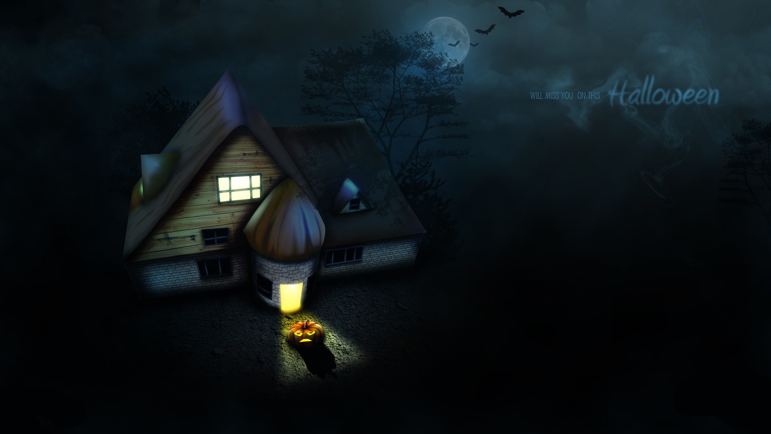 X 1440 Original. Description Download Halloween House Celebrations wallpaper