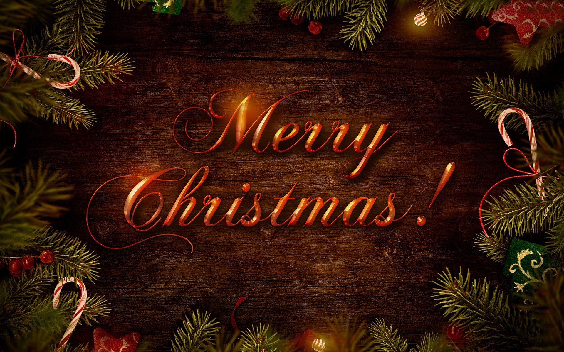 Merry Christmas Widescreen Wallpaper 1920×1200