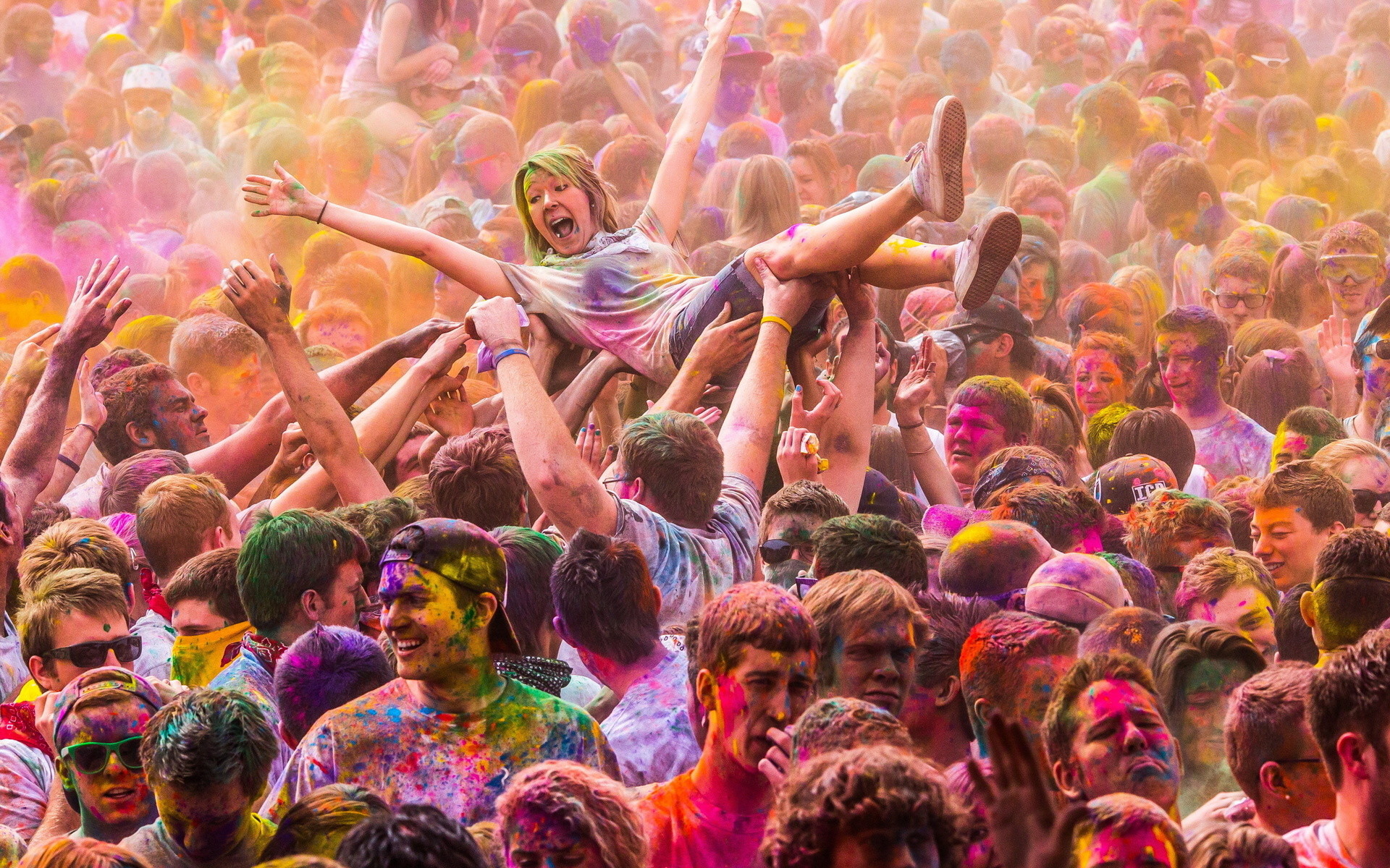 Festival of Colors Photo. 1920×1200. Free Christmas Backgrounds Free For Desktop