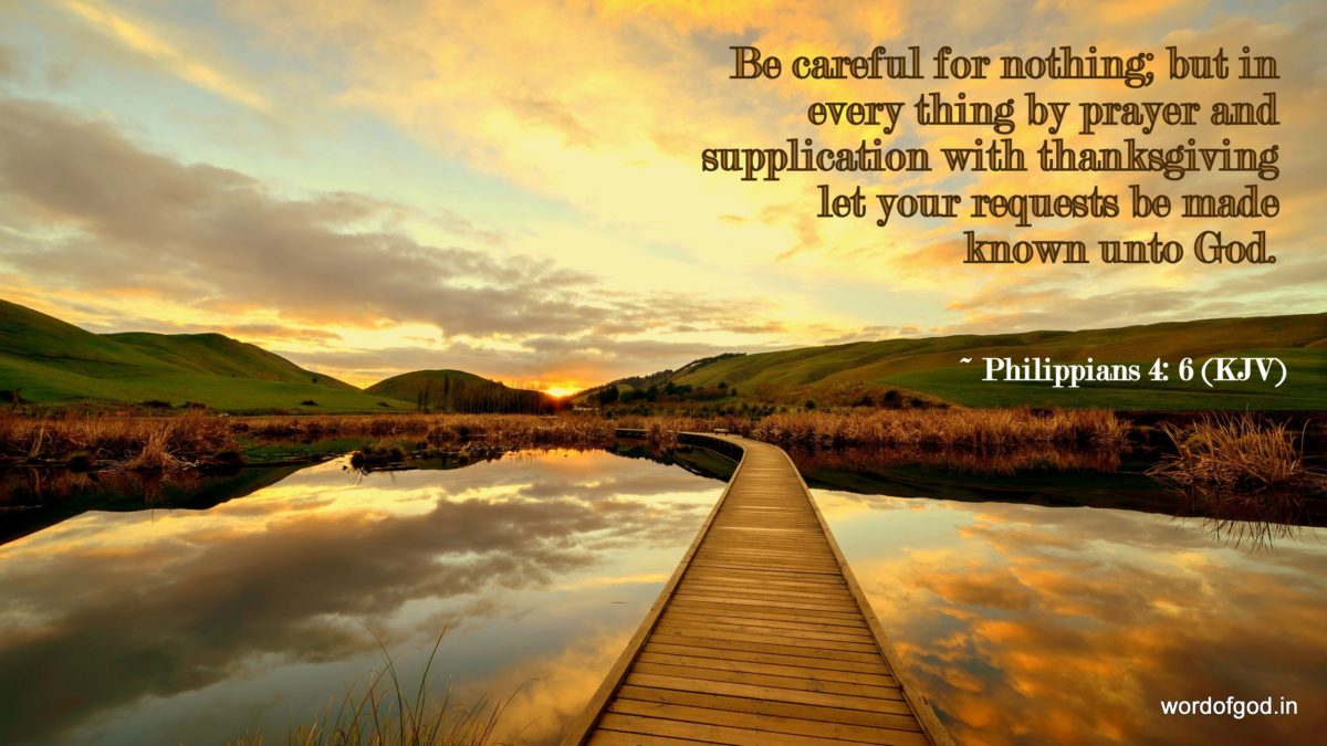 English christian wallpaper Philippians 4 6