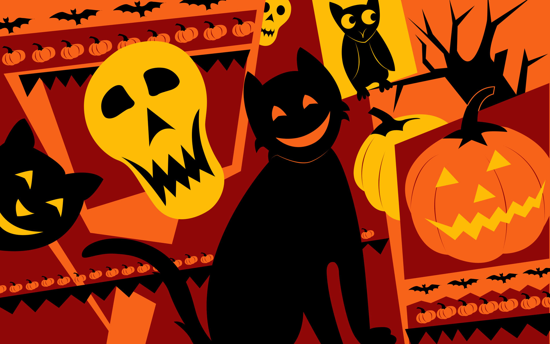 Beautiful Hello Kitty Halloween Wallpaper