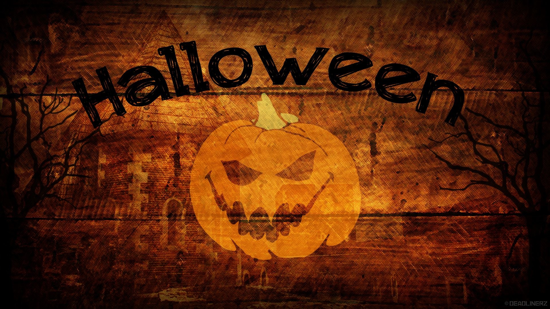 Download Halloween Night 3D Wallpaper