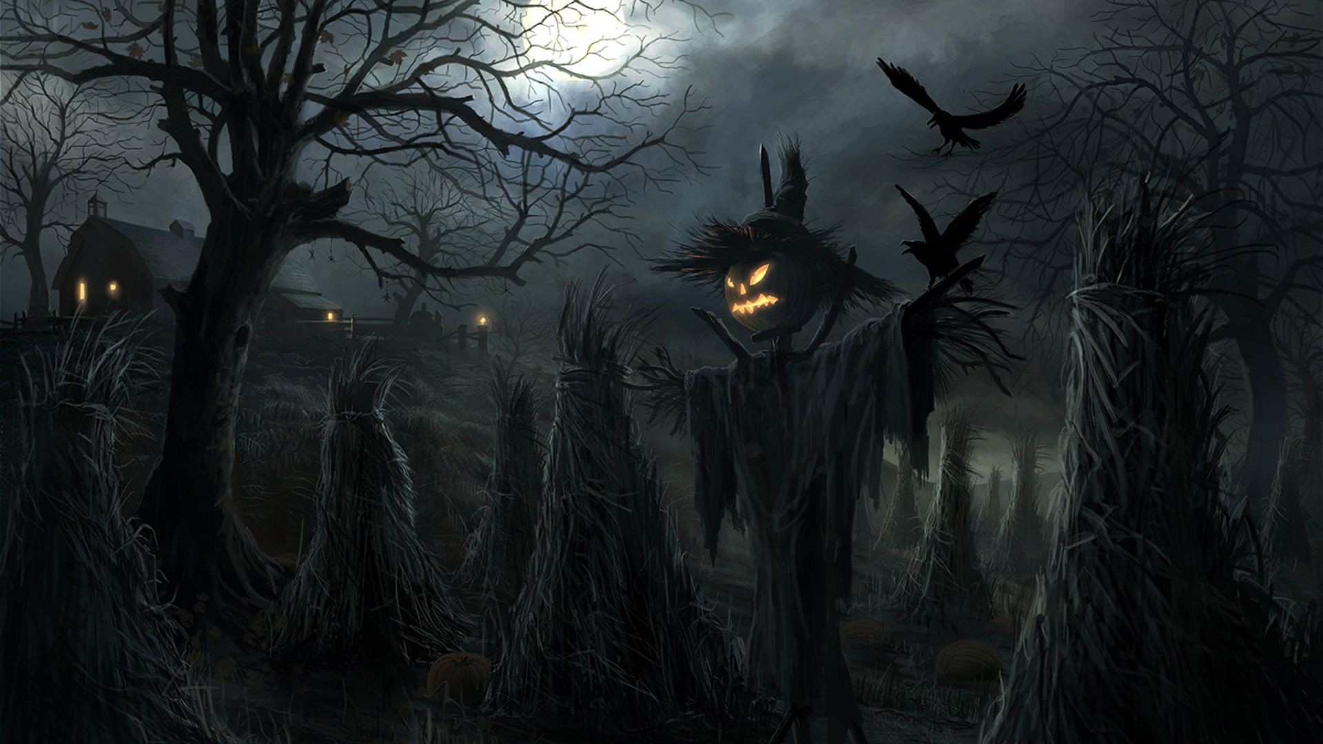 Halloween scarecrow Wallpaper #2862