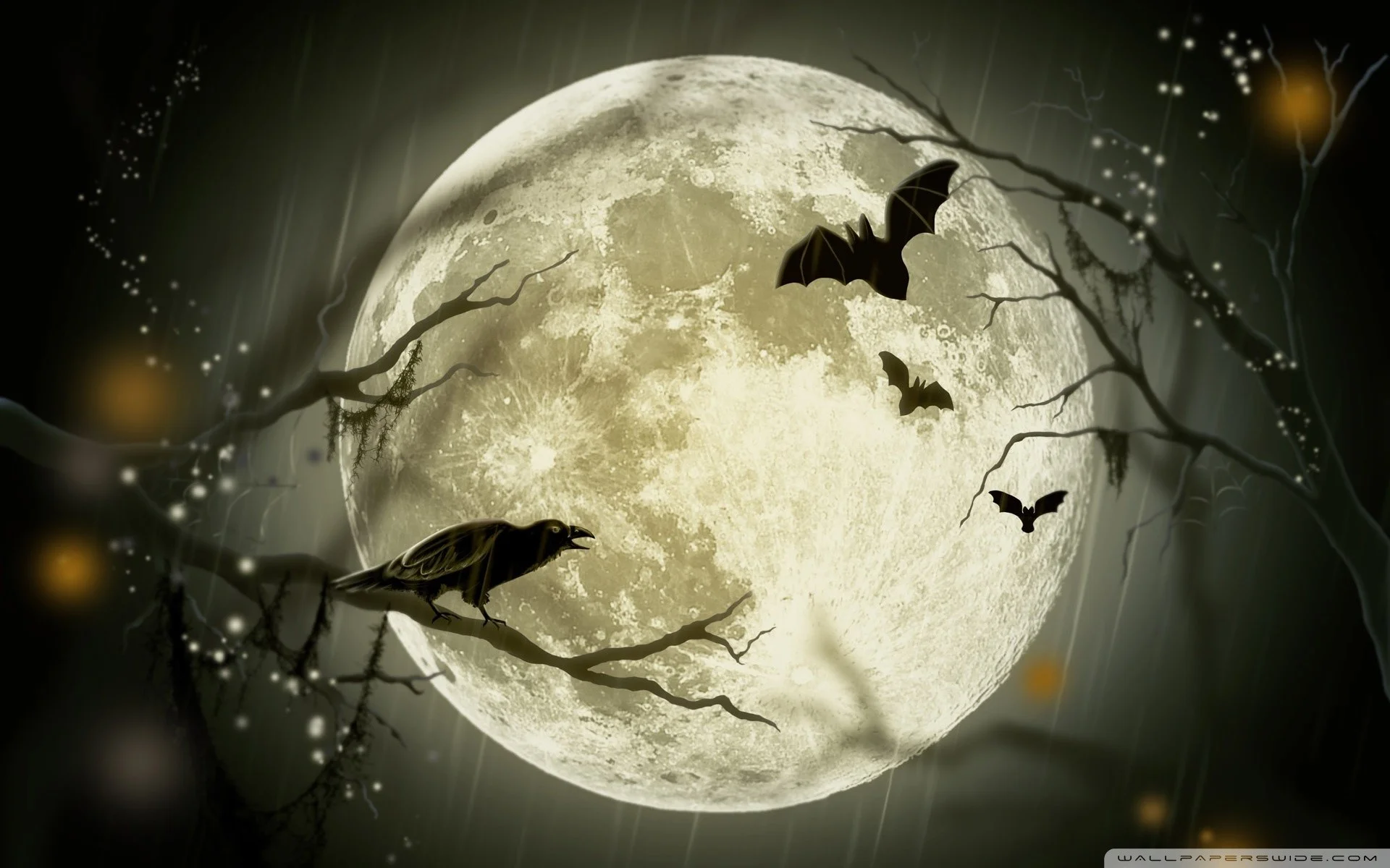 Halloween Moon HD Wide Wallpaper for Widescreen